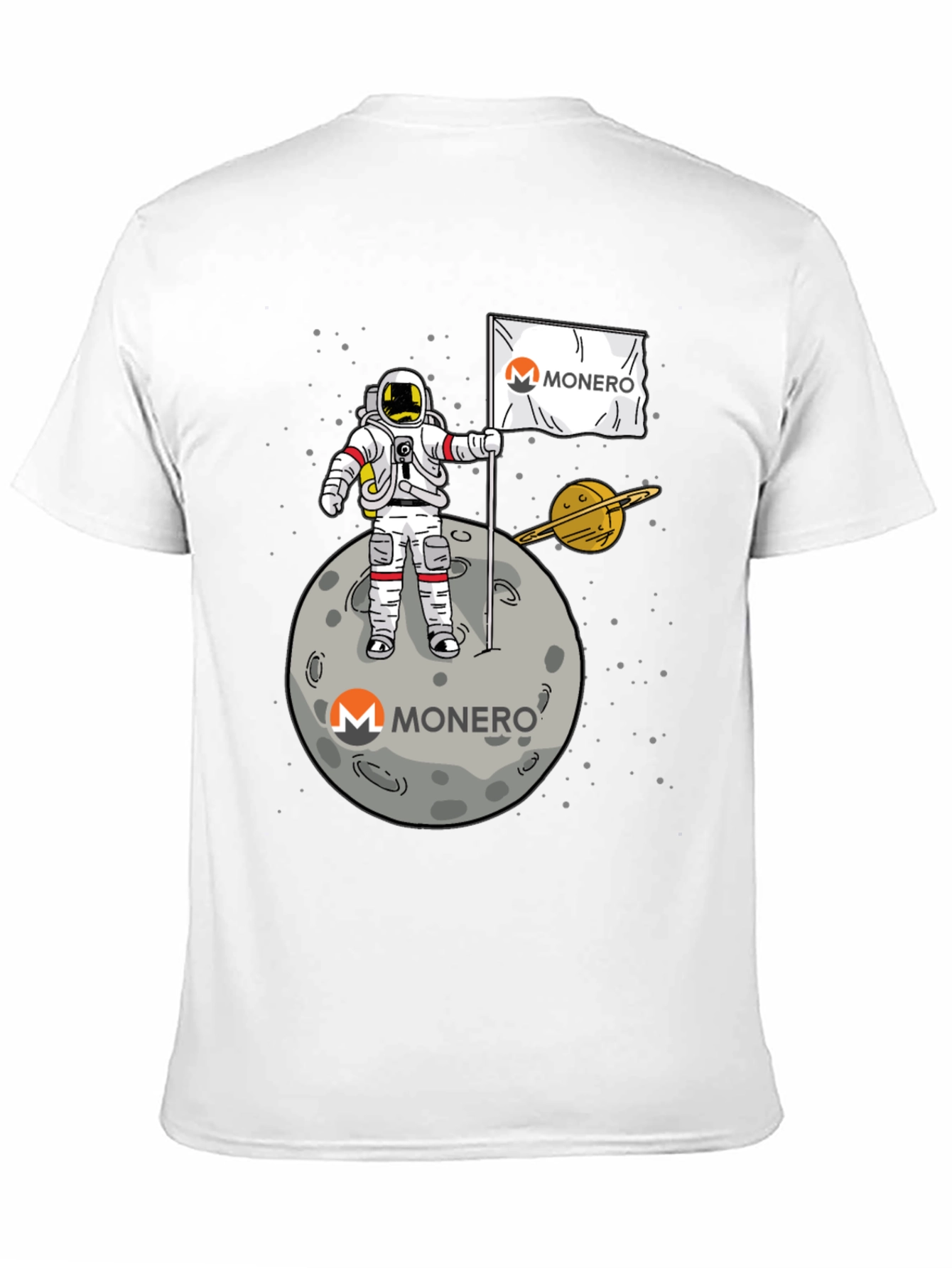 Monero Astronaut T-Shirt - Crypto Space Tee