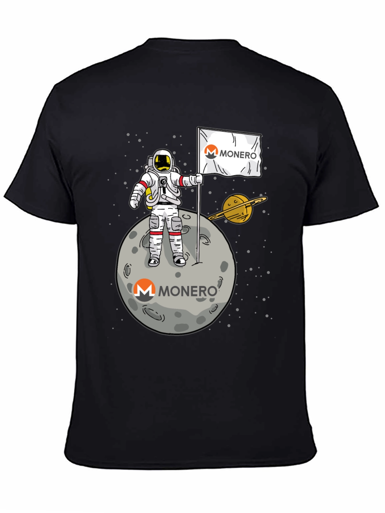 Monero Astronaut T-Shirt - Crypto Space Tee