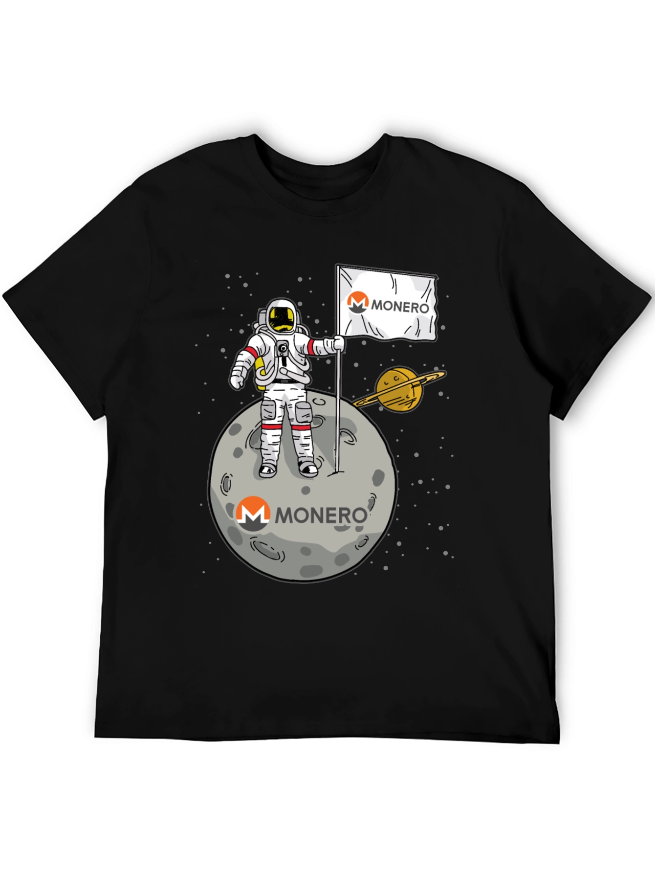 Monero Astronaut T-Shirt - Crypto Space Tee