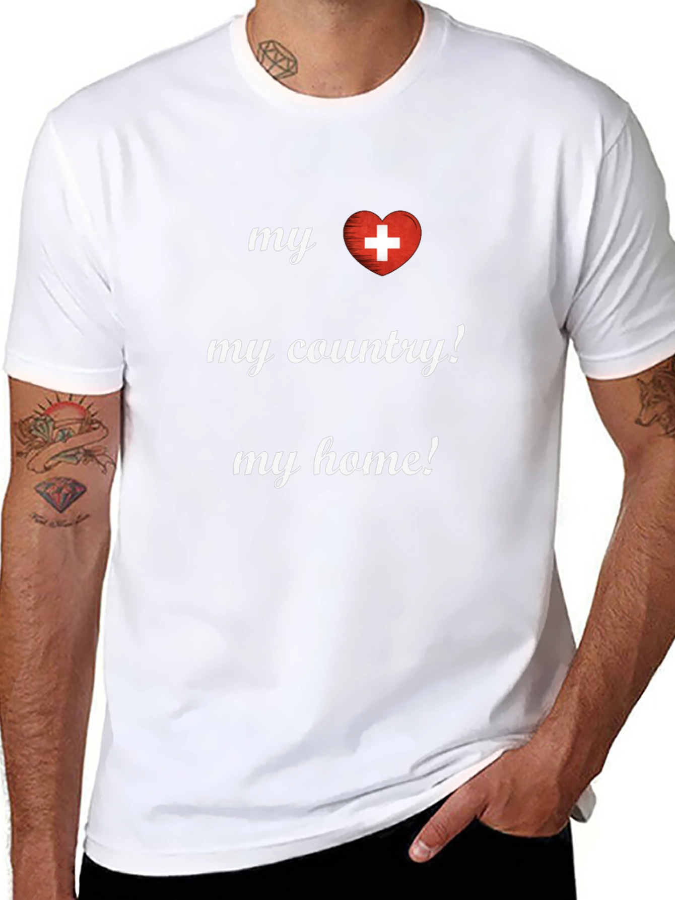 My Heart My Country My Home T-Shirt