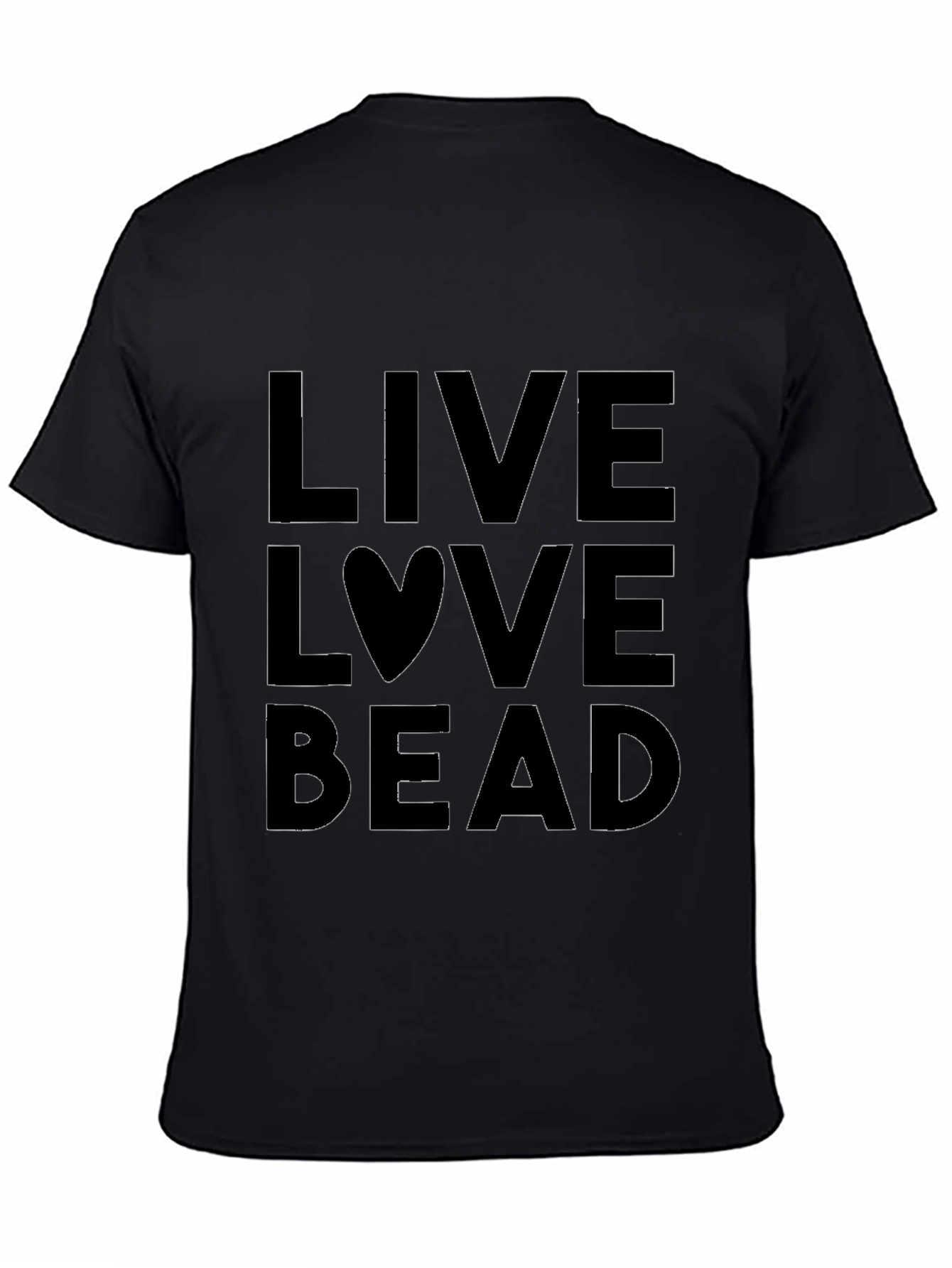 Live Love Bead Black T-Shirt