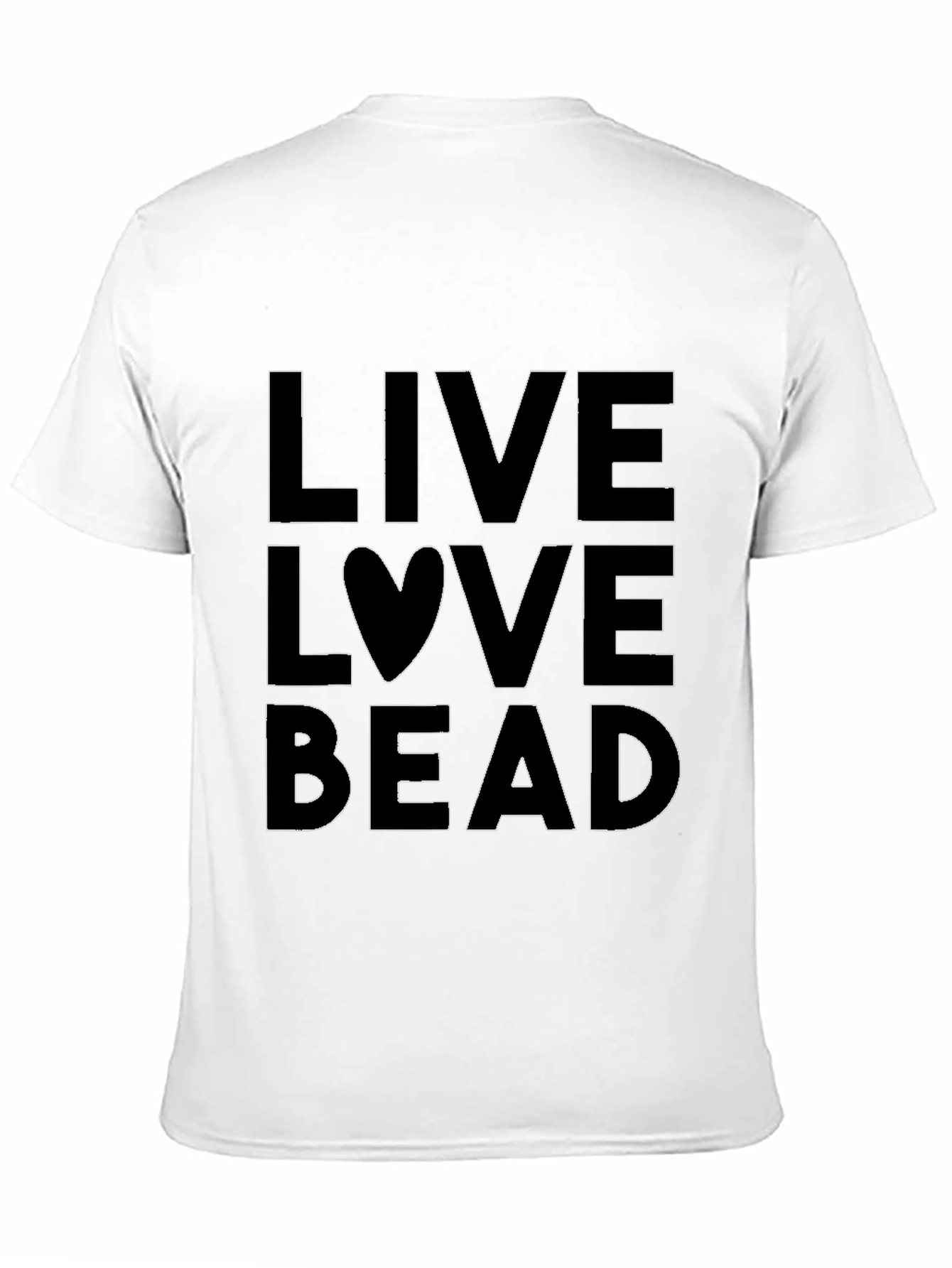 Live Love Bead Black T-Shirt