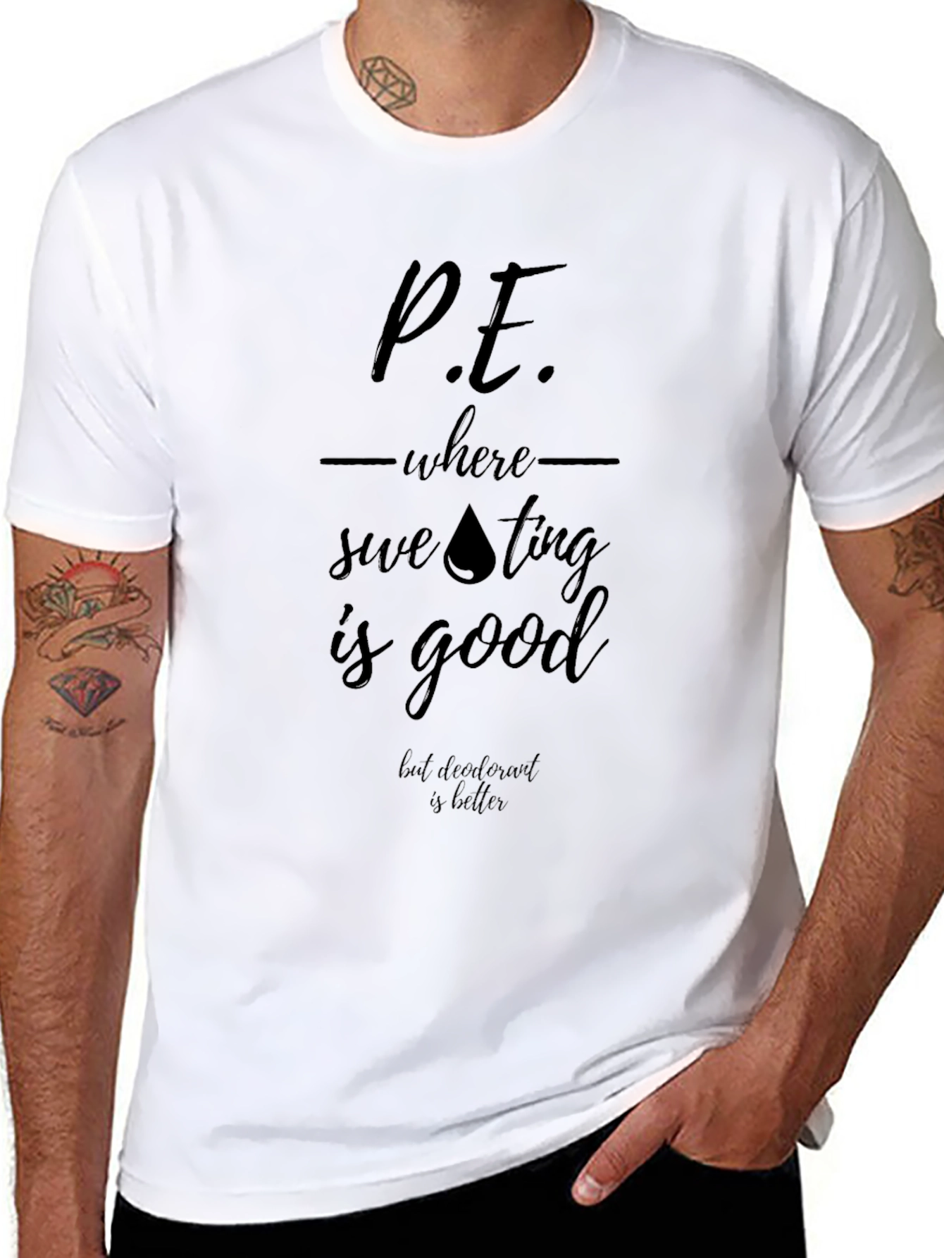 P.E. Where Sweating is Good T-Shirt