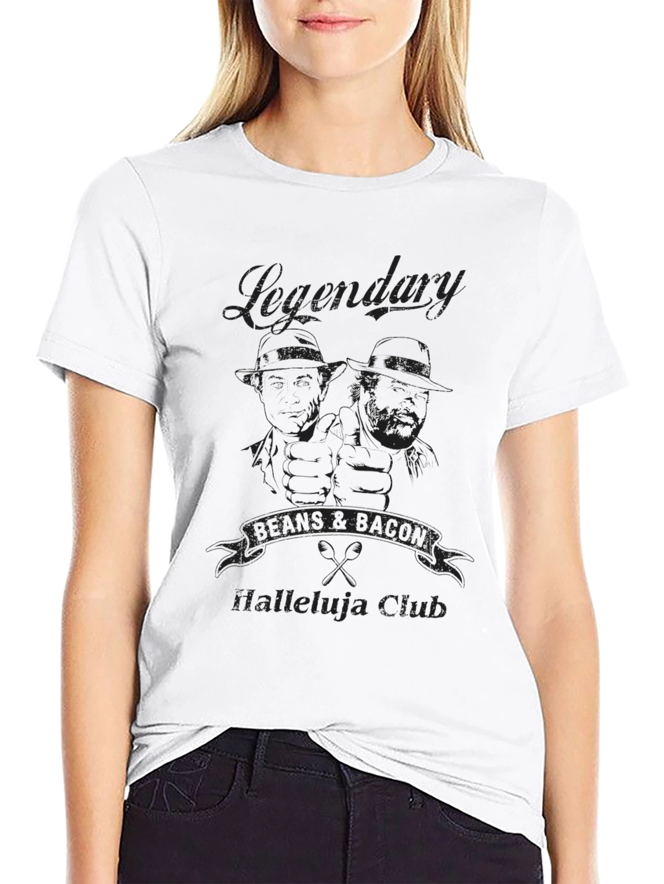 Legendary Rhama Bacons Halleluja Club Black T-Shirt