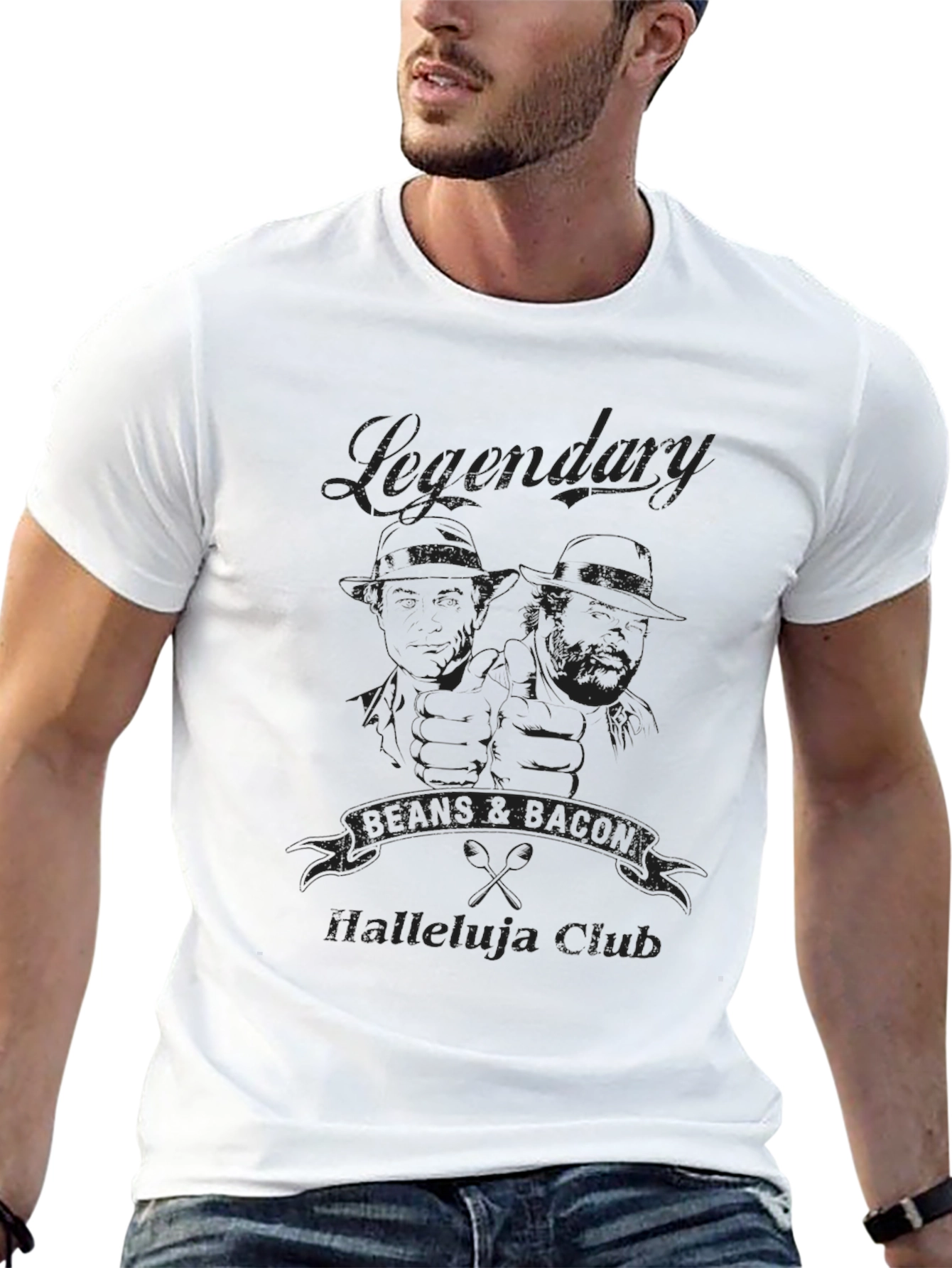 Legendary Rhama Bacons Halleluja Club Black T-Shirt