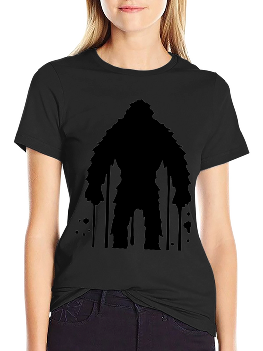 Bigfoot Silhouette Graphic Tee - Mens Black T-Shirt