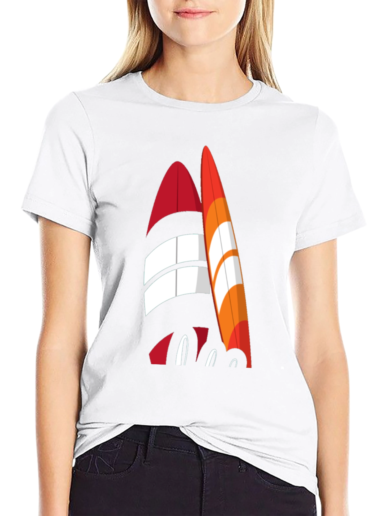 Surfs Up Graphic Tee - Cool Beach Vibes
