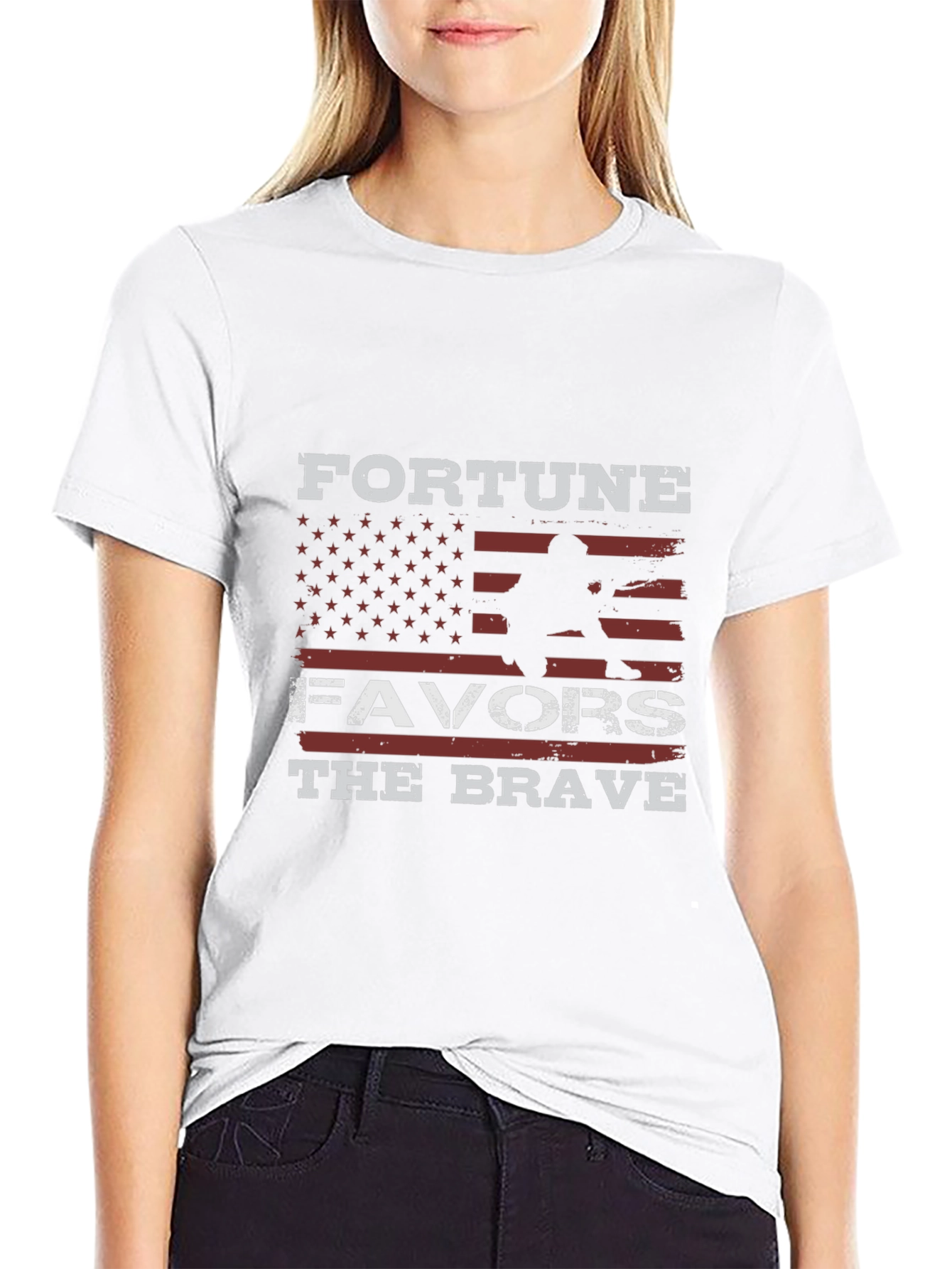 Fortune Favors the Brave Graphic T-Shirt