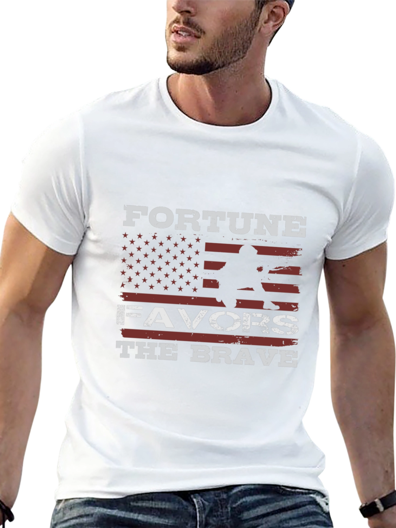 Fortune Favors the Brave Graphic T-Shirt