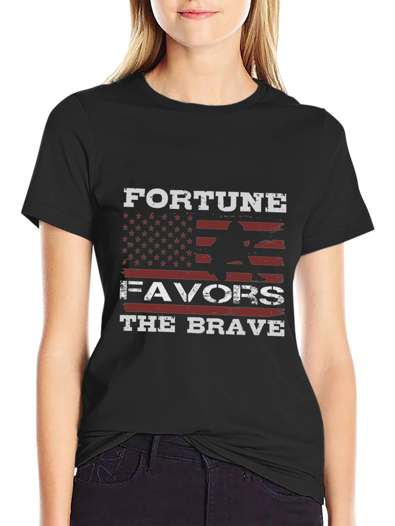 Fortune Favors the Brave Graphic T-Shirt