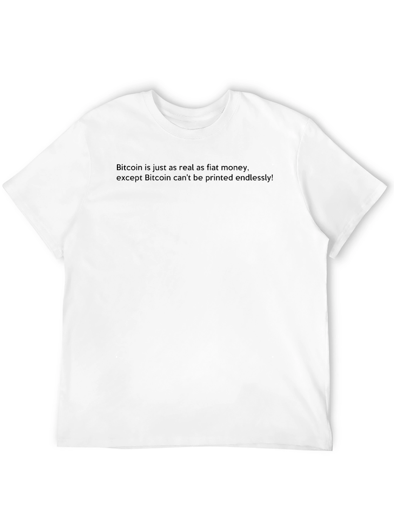 Bitcoin vs Fiat Black T-Shirt