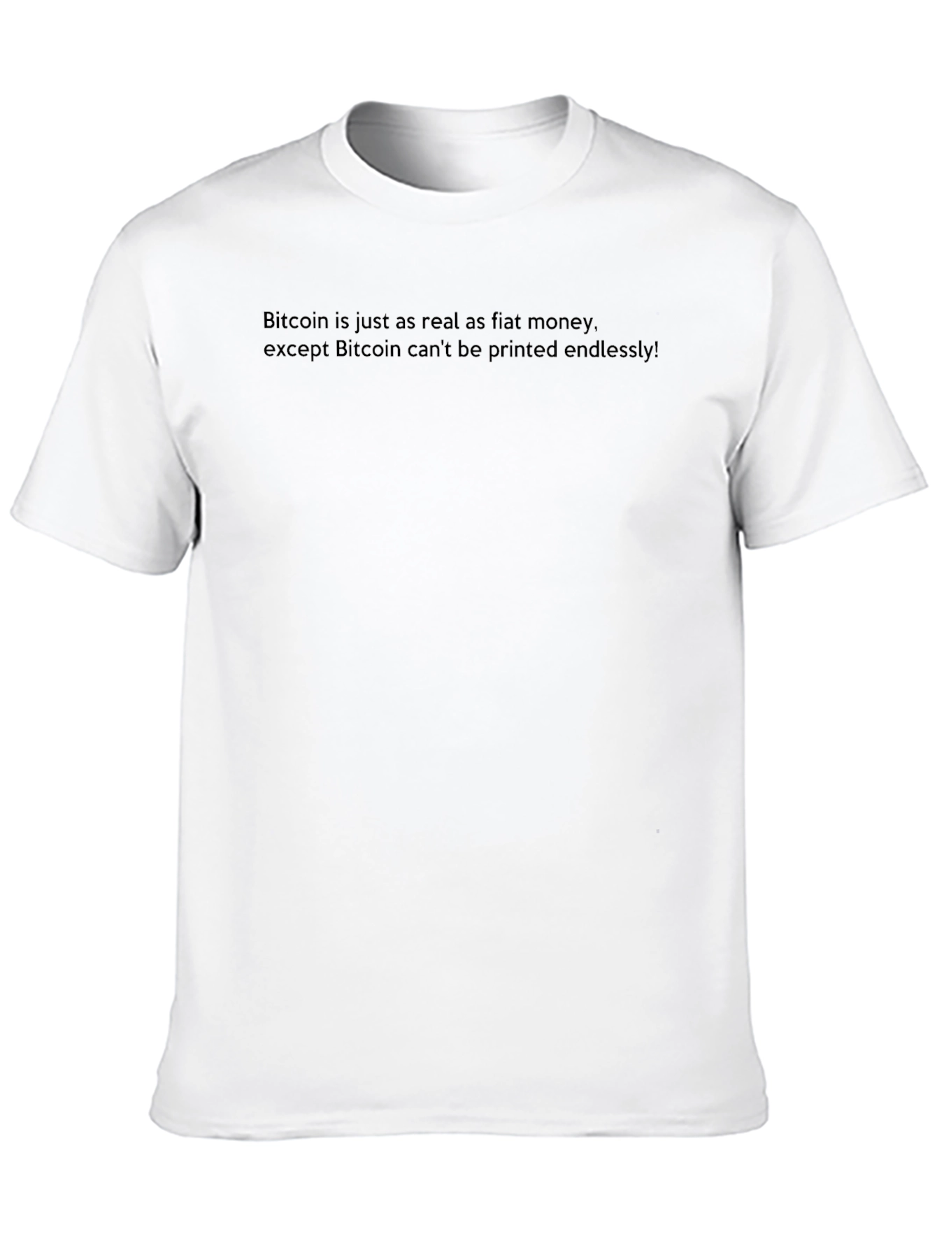 Bitcoin vs Fiat Black T-Shirt
