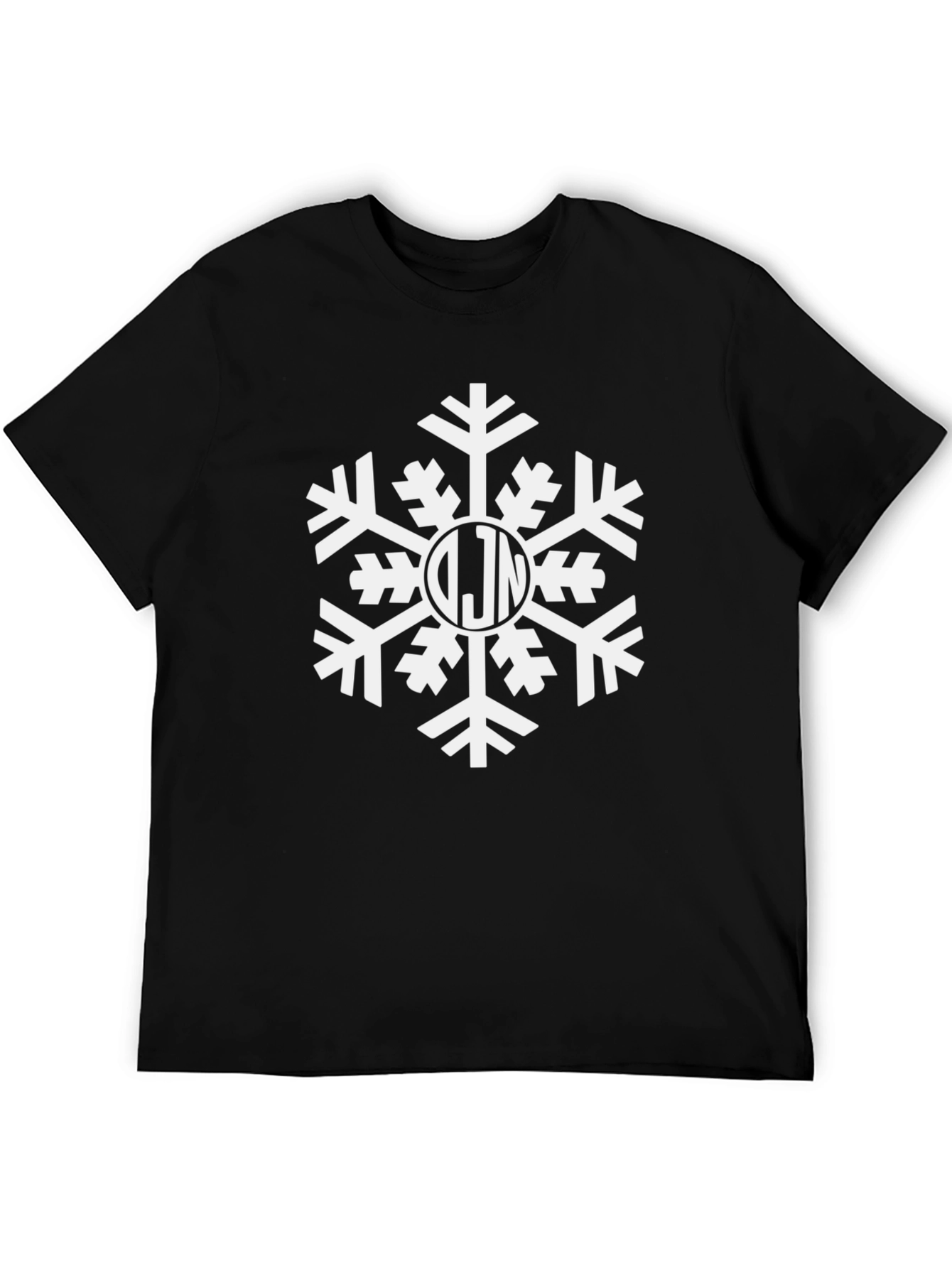 Monogrammed Snowflake Holiday T-Shirt