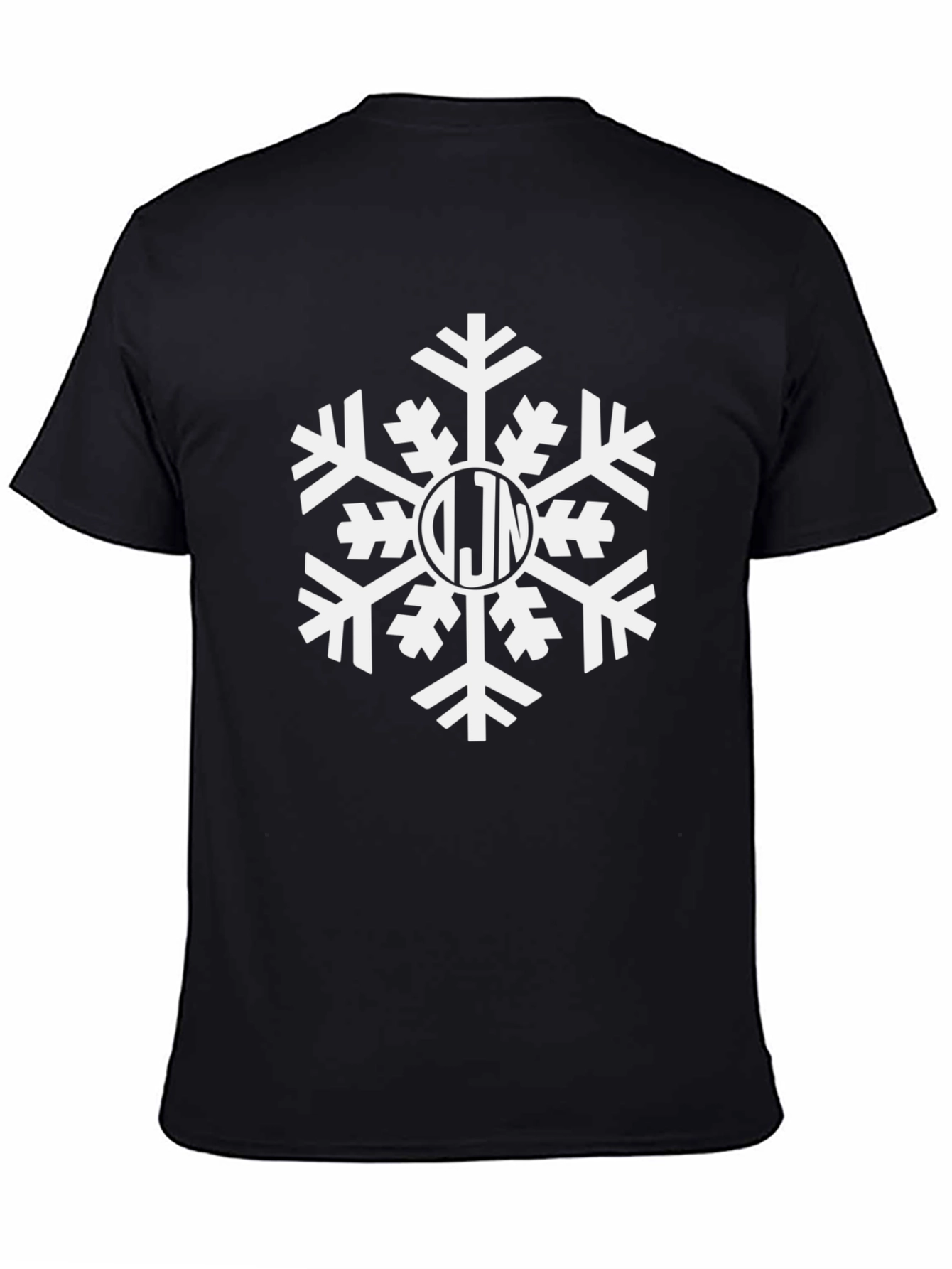Monogrammed Snowflake Holiday T-Shirt