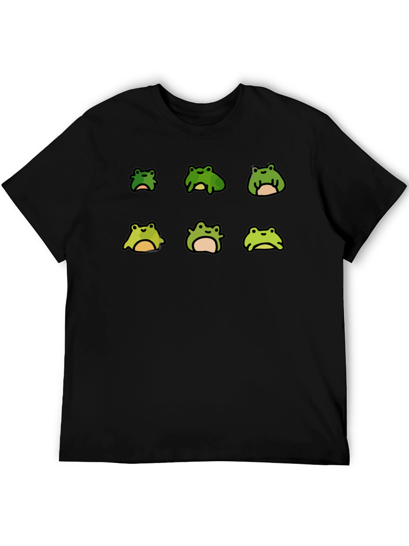 Froggy Fun Graphic Tee - Unisex Black T-Shirt