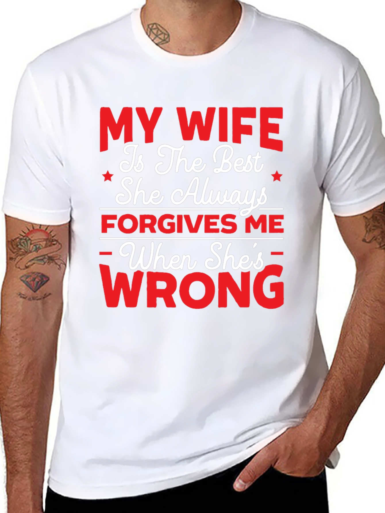 Funny My Wife T-Shirt - Husband Humor Tee