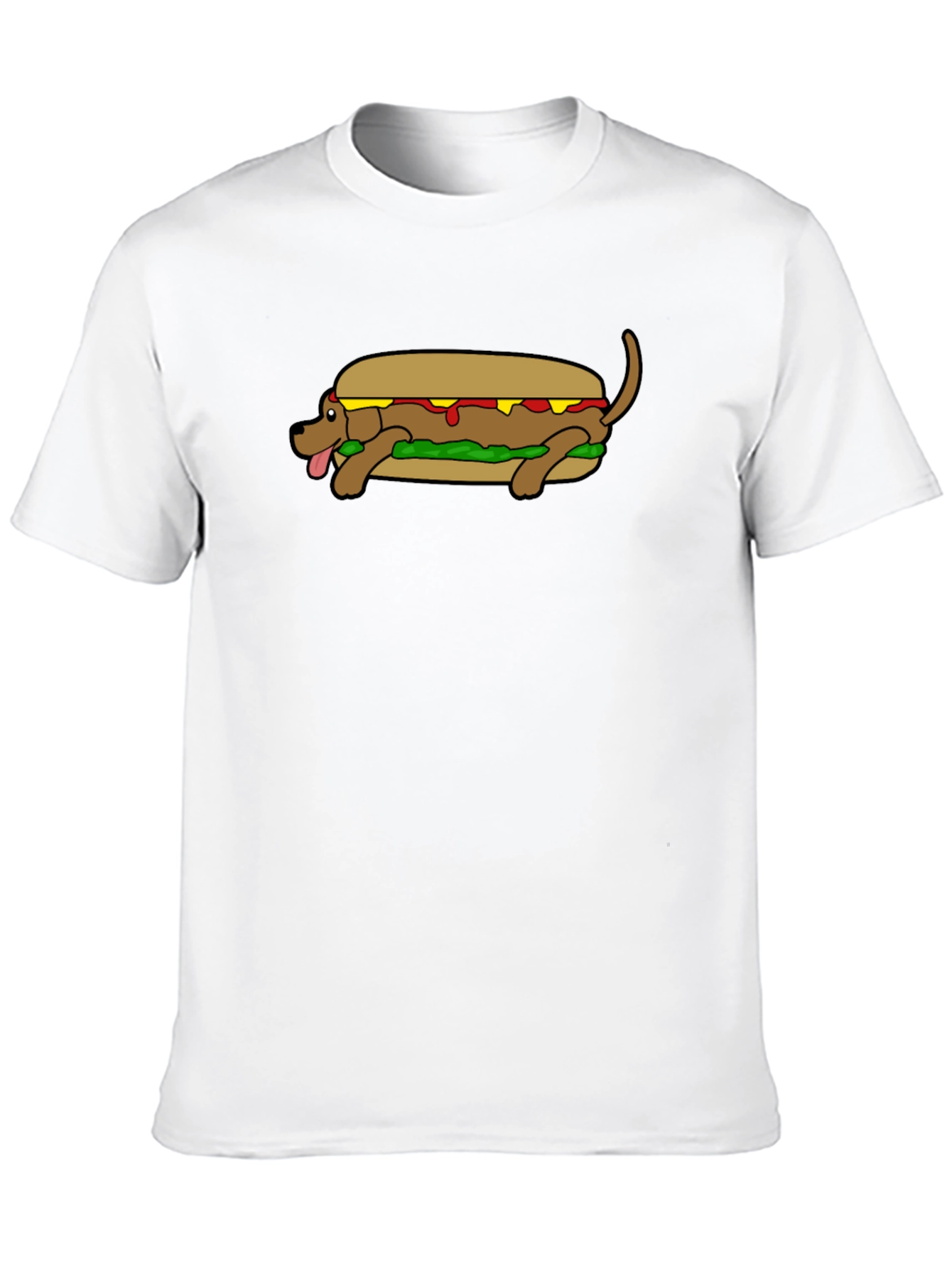 Hot Dog Dog T-Shirt Funny Wiener Dog Tee