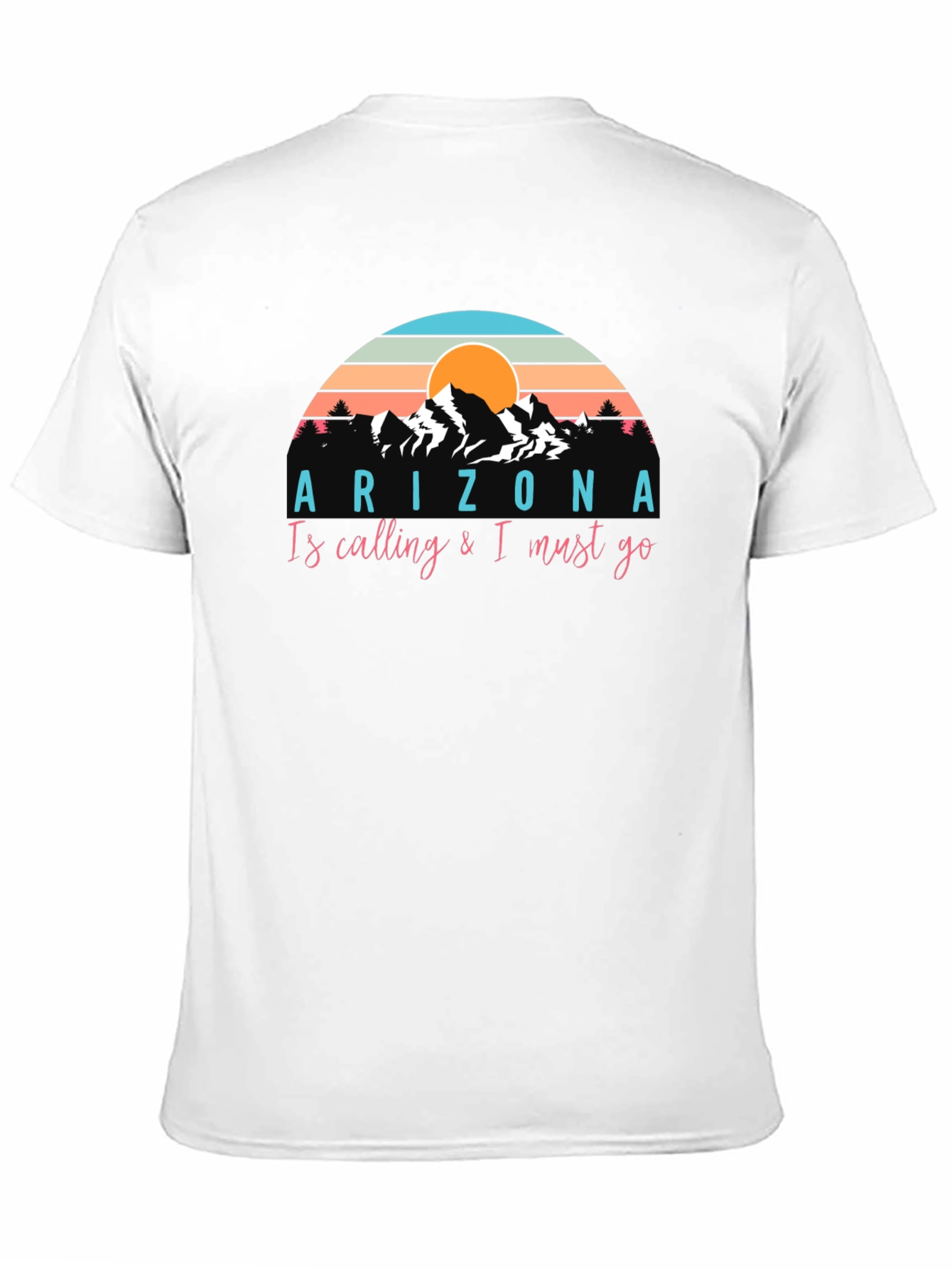Arizona Calling T-Shirt - Mountain Sunset Graphic Tee
