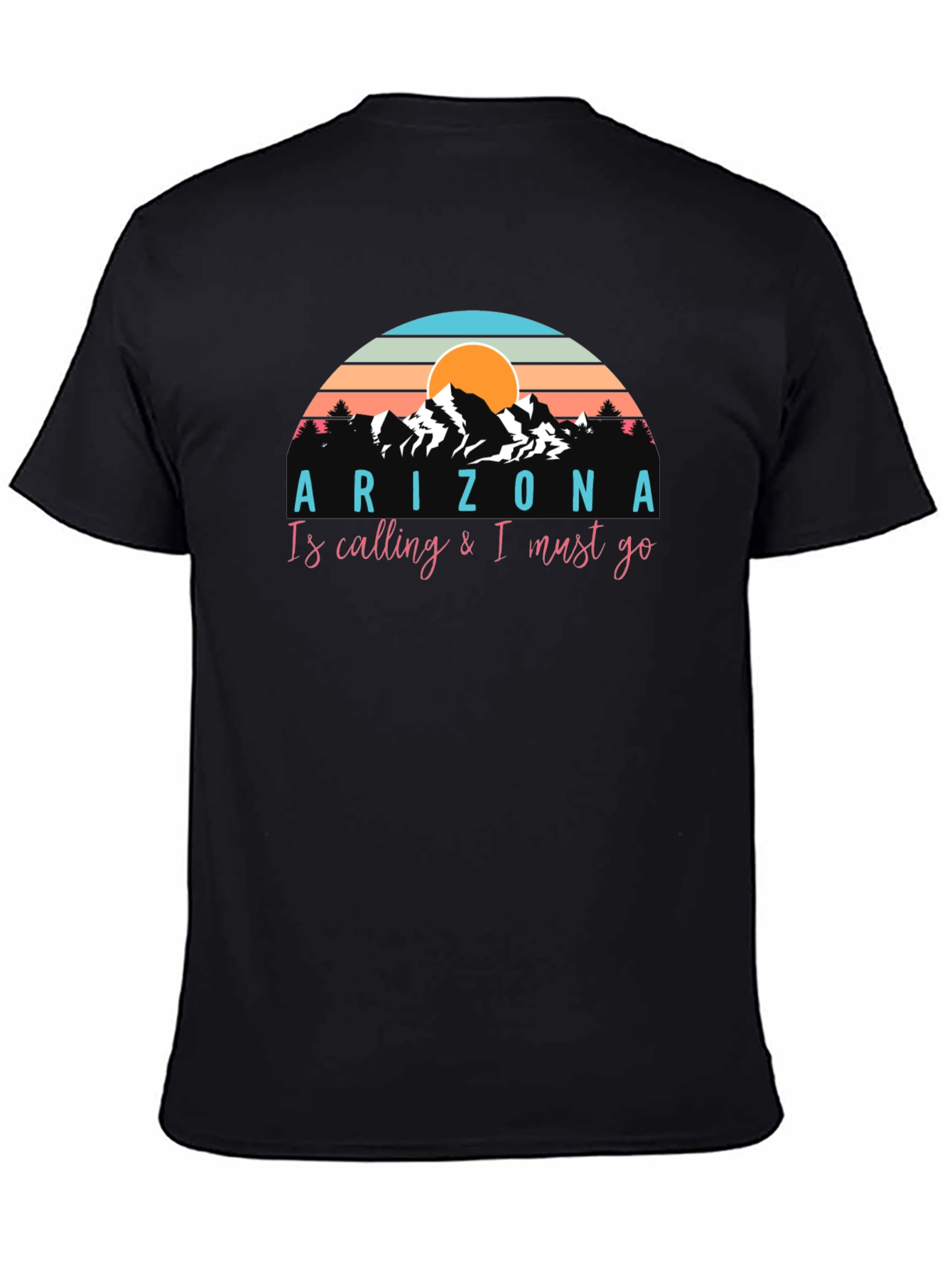 Arizona Calling T-Shirt - Mountain Sunset Graphic Tee