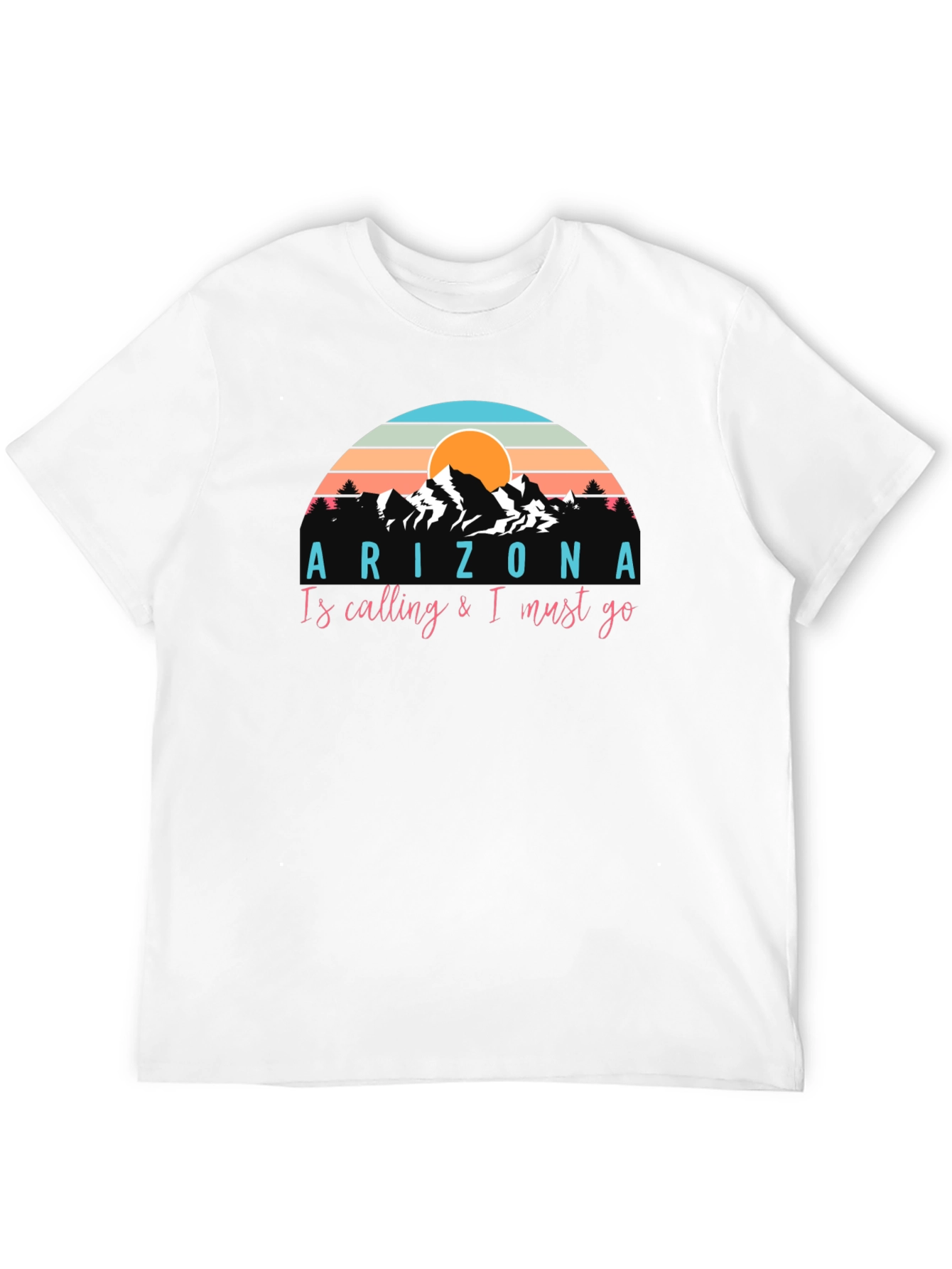 Arizona Calling T-Shirt - Mountain Sunset Graphic Tee