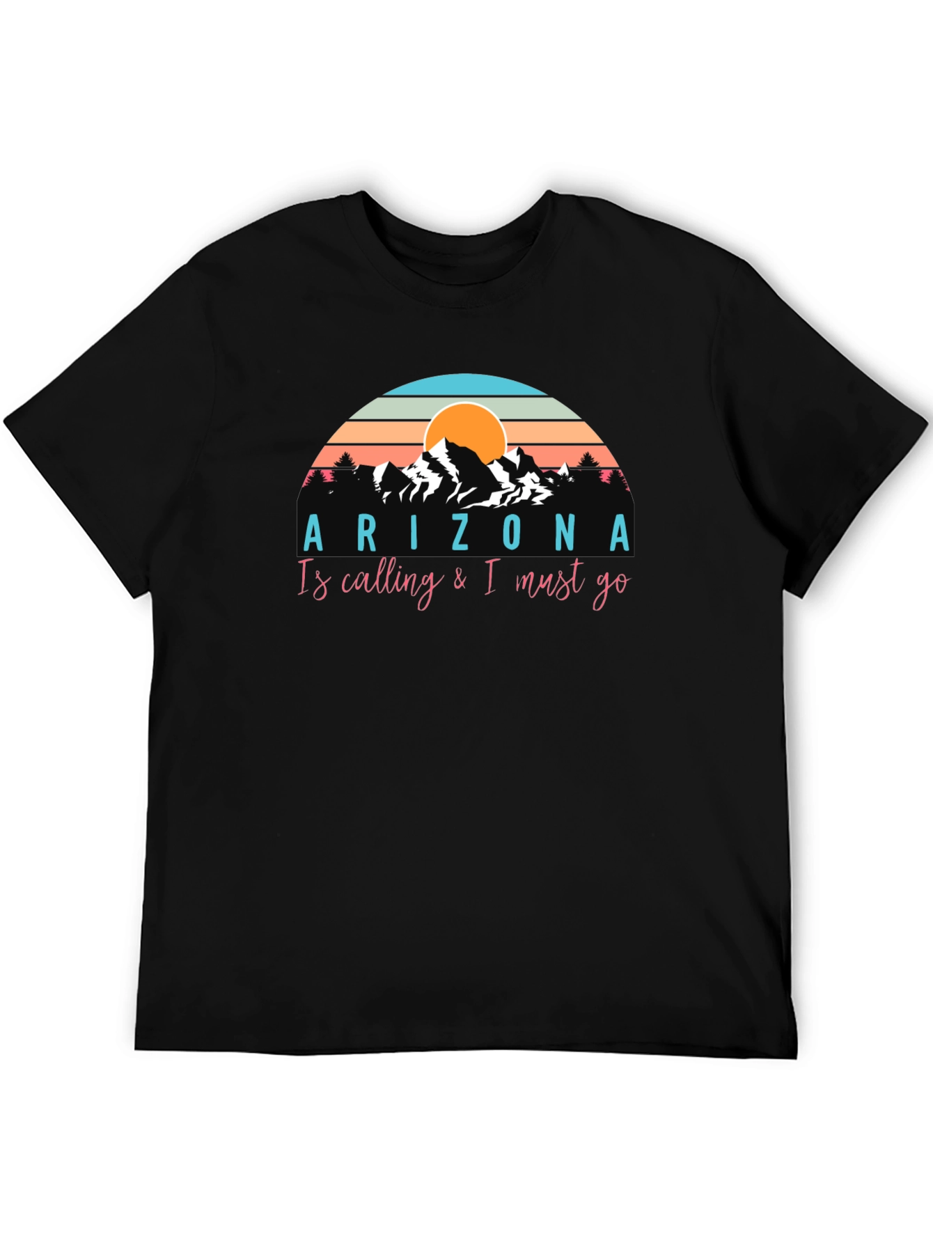 Arizona Calling T-Shirt - Mountain Sunset Graphic Tee