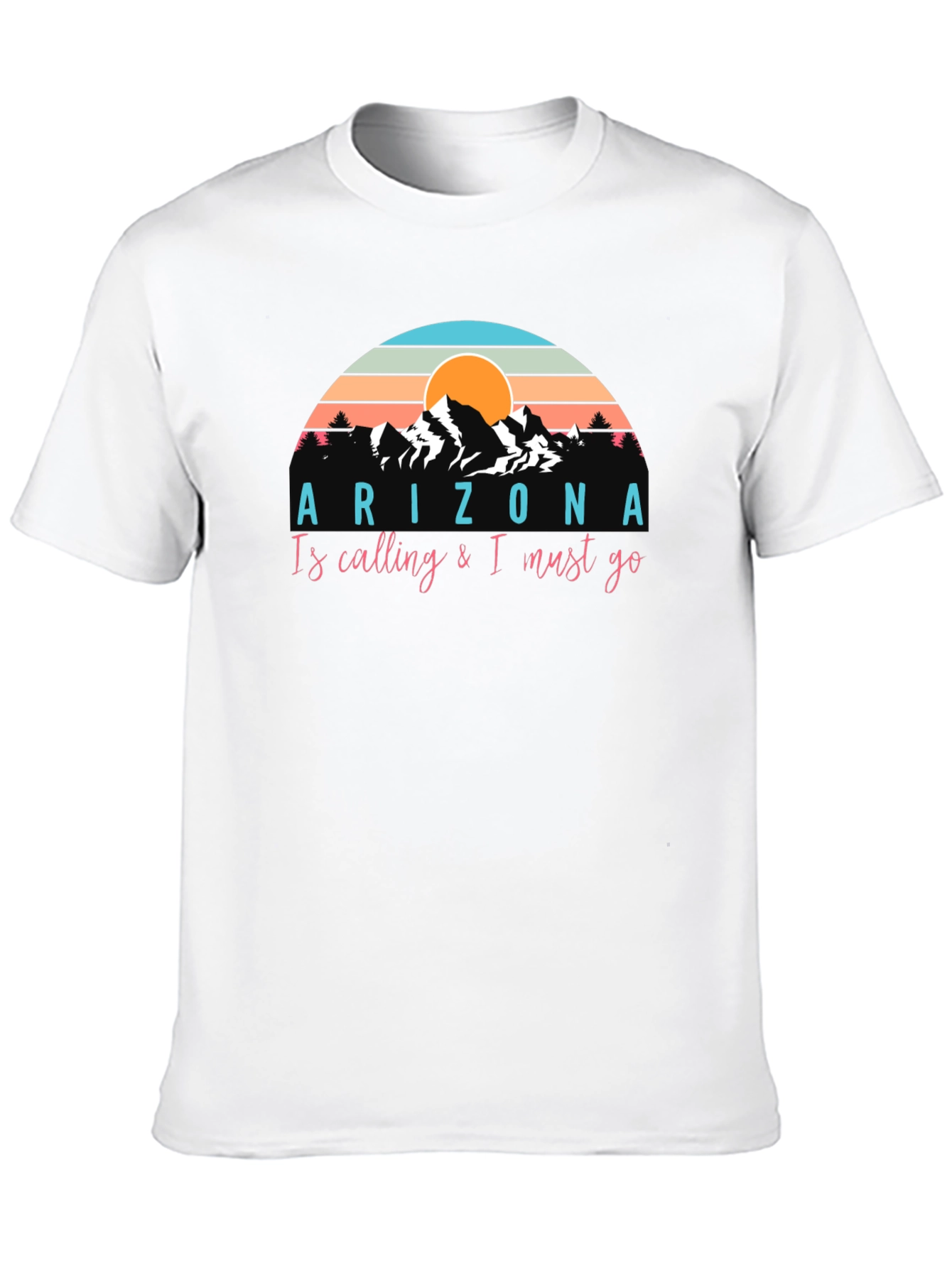 Arizona Calling T-Shirt - Mountain Sunset Graphic Tee