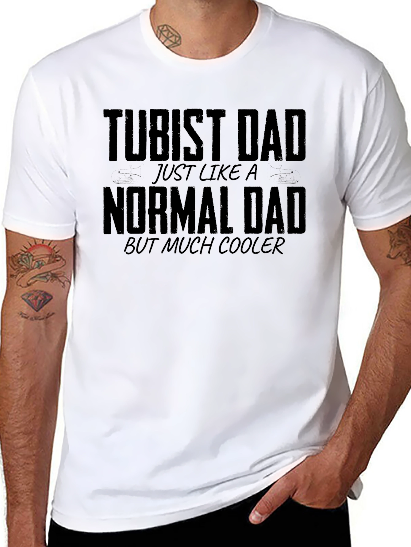 Tubist Dad T-Shirt - Cool Dad Tee
