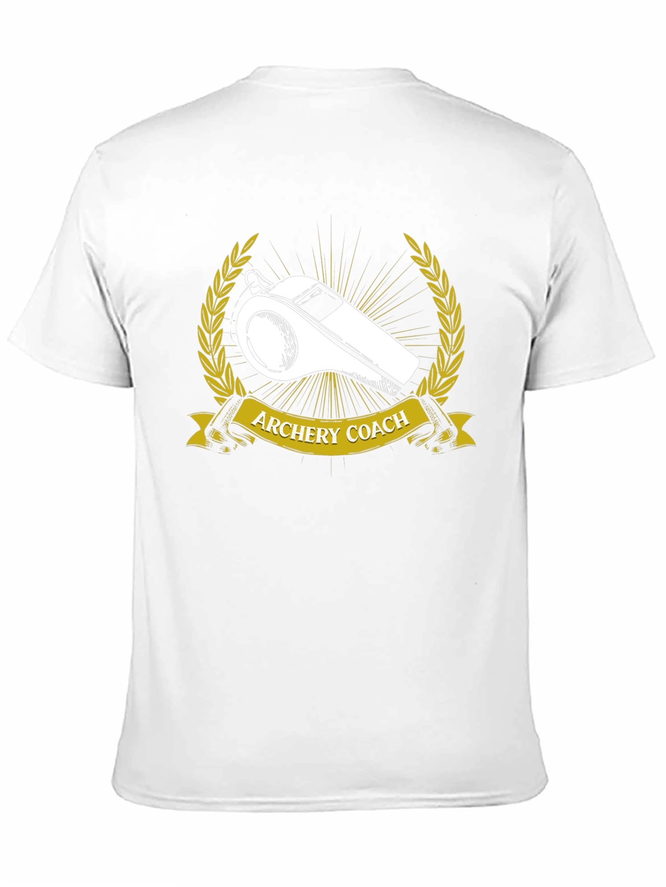Archery Coach T-Shirt - Whistle Design