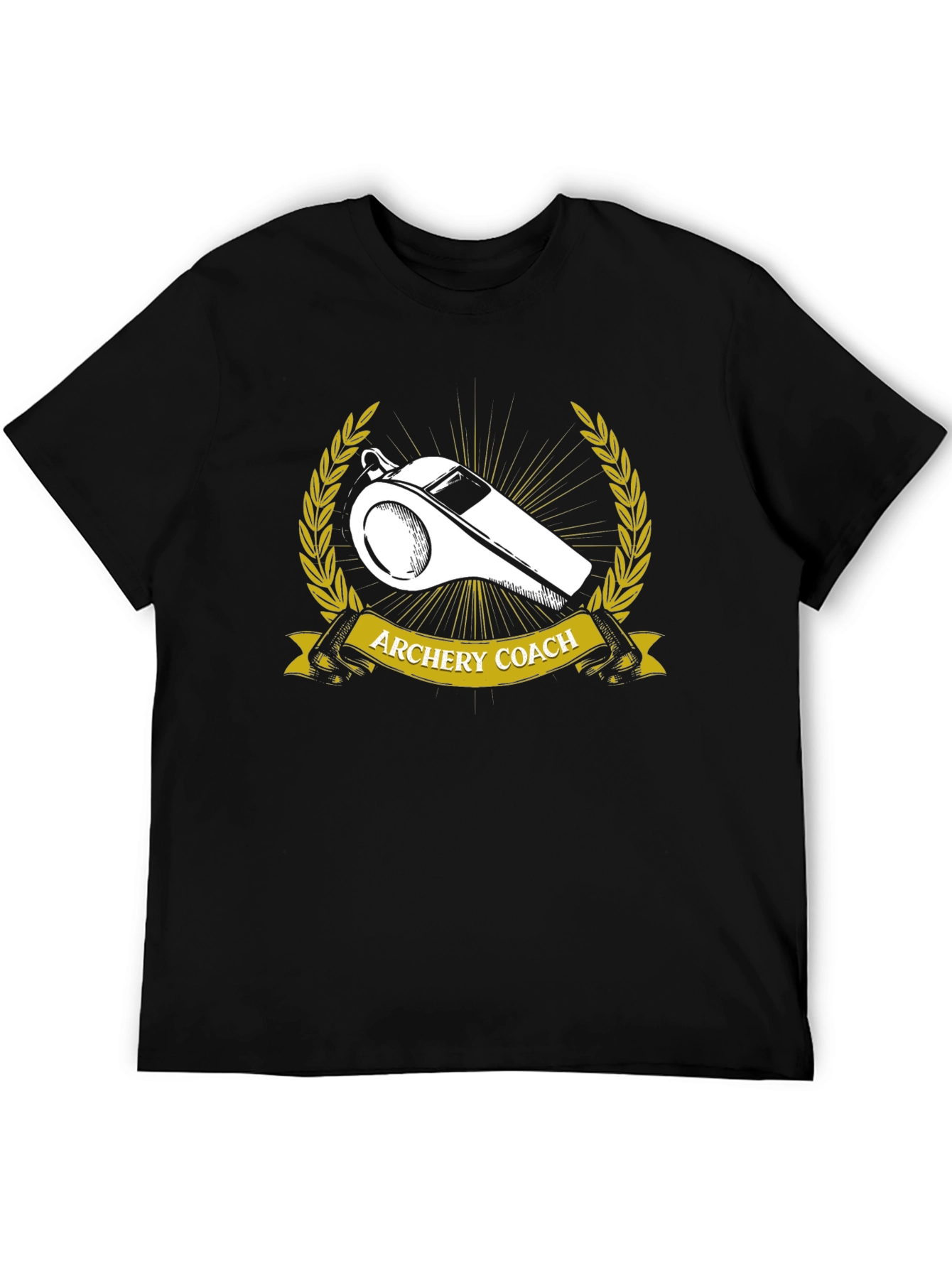 Archery Coach T-Shirt - Whistle Design