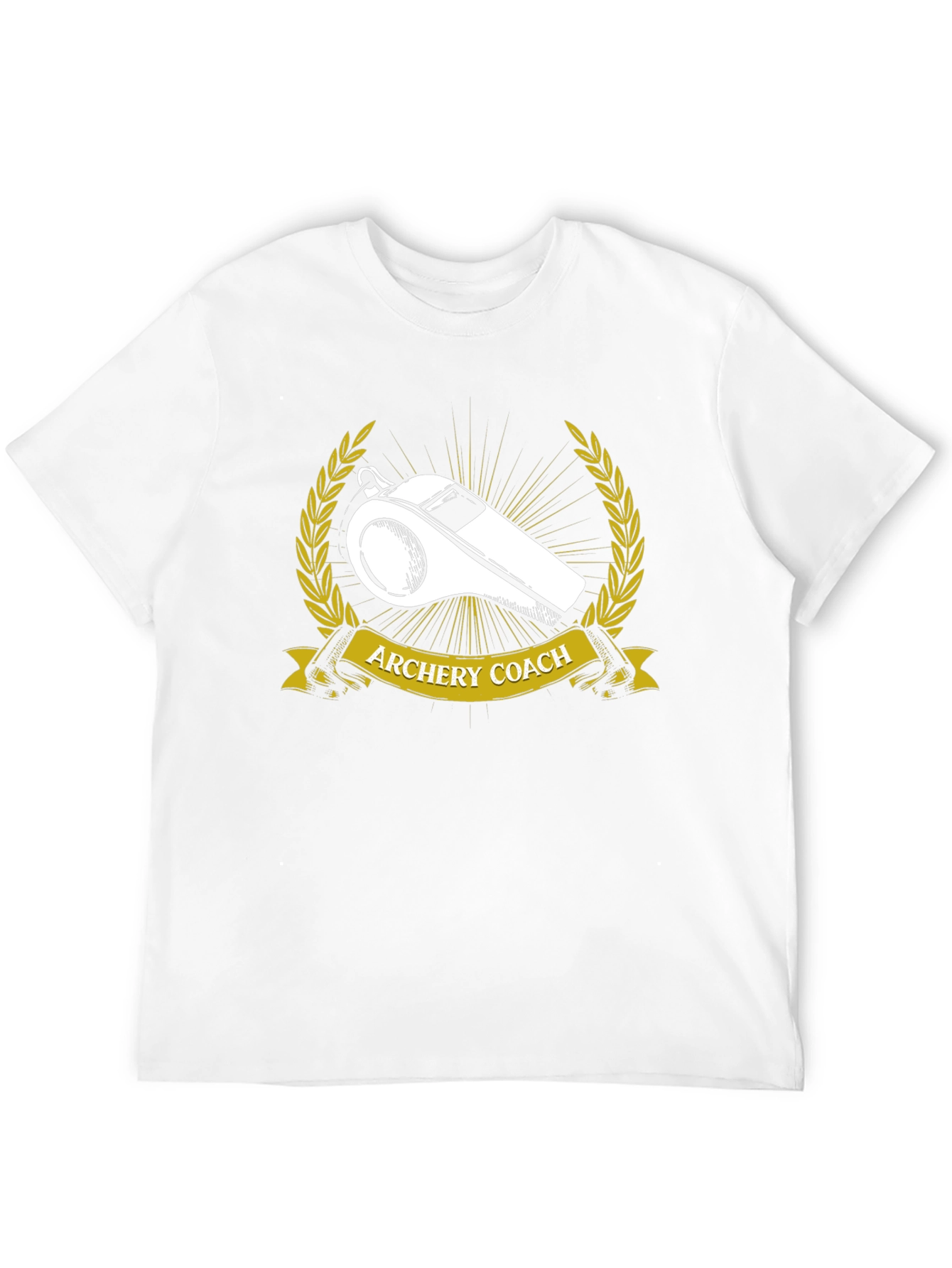 Archery Coach T-Shirt - Whistle Design
