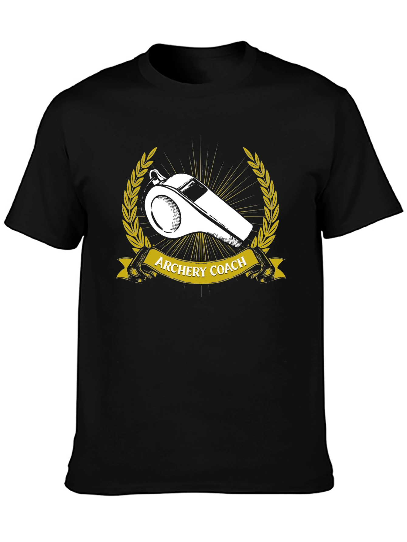 Archery Coach T-Shirt - Whistle Design