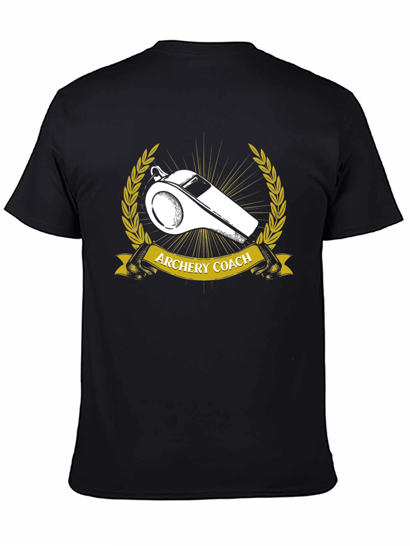 Archery Coach T-Shirt - Whistle Design