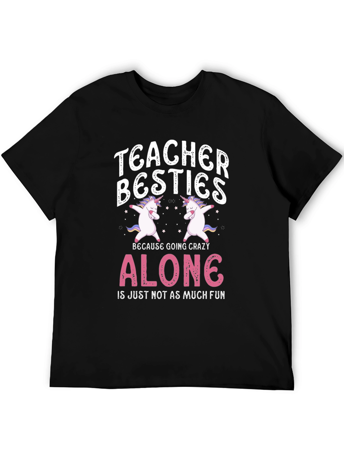 Teacher Besties Unicorn Graphic Tee
