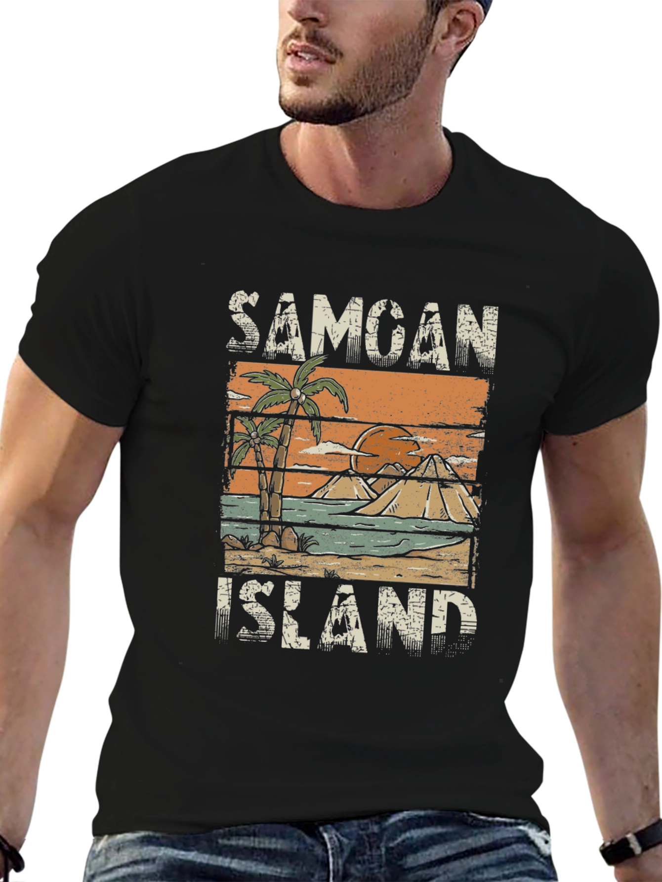 Samoan Island T-Shirt - Tropical Vacation Souvenir Tee