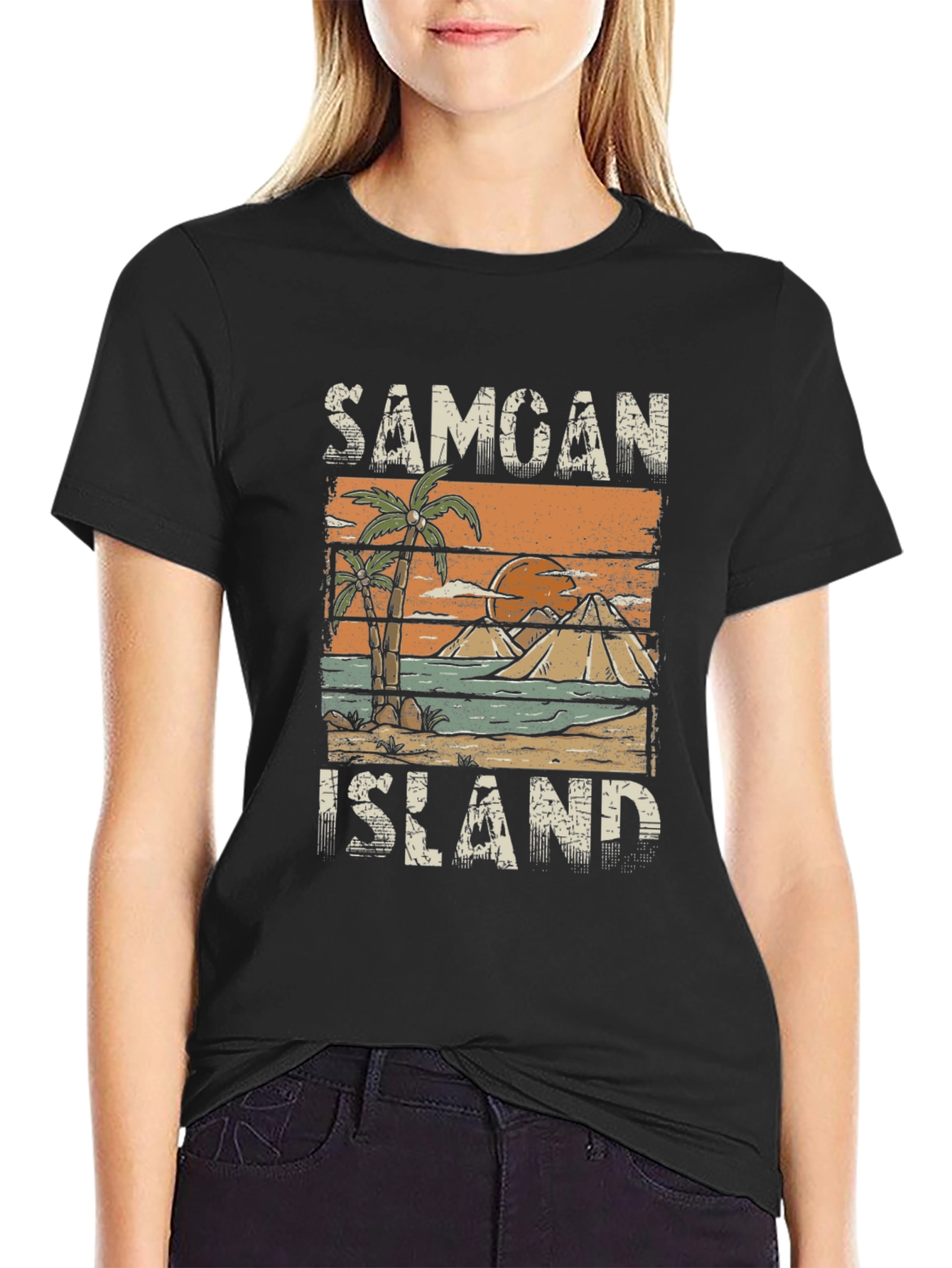Samoan Island T-Shirt - Tropical Vacation Souvenir Tee