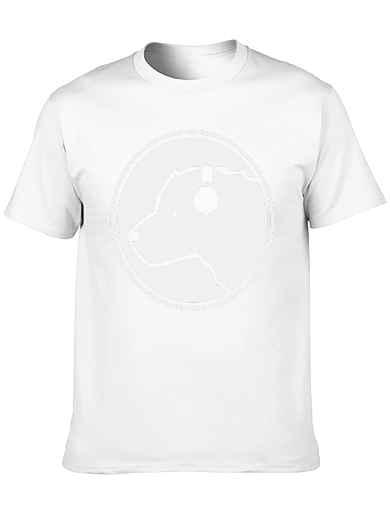 Cool Bear Headphone T-Shirt - Black Crew Neck Tee