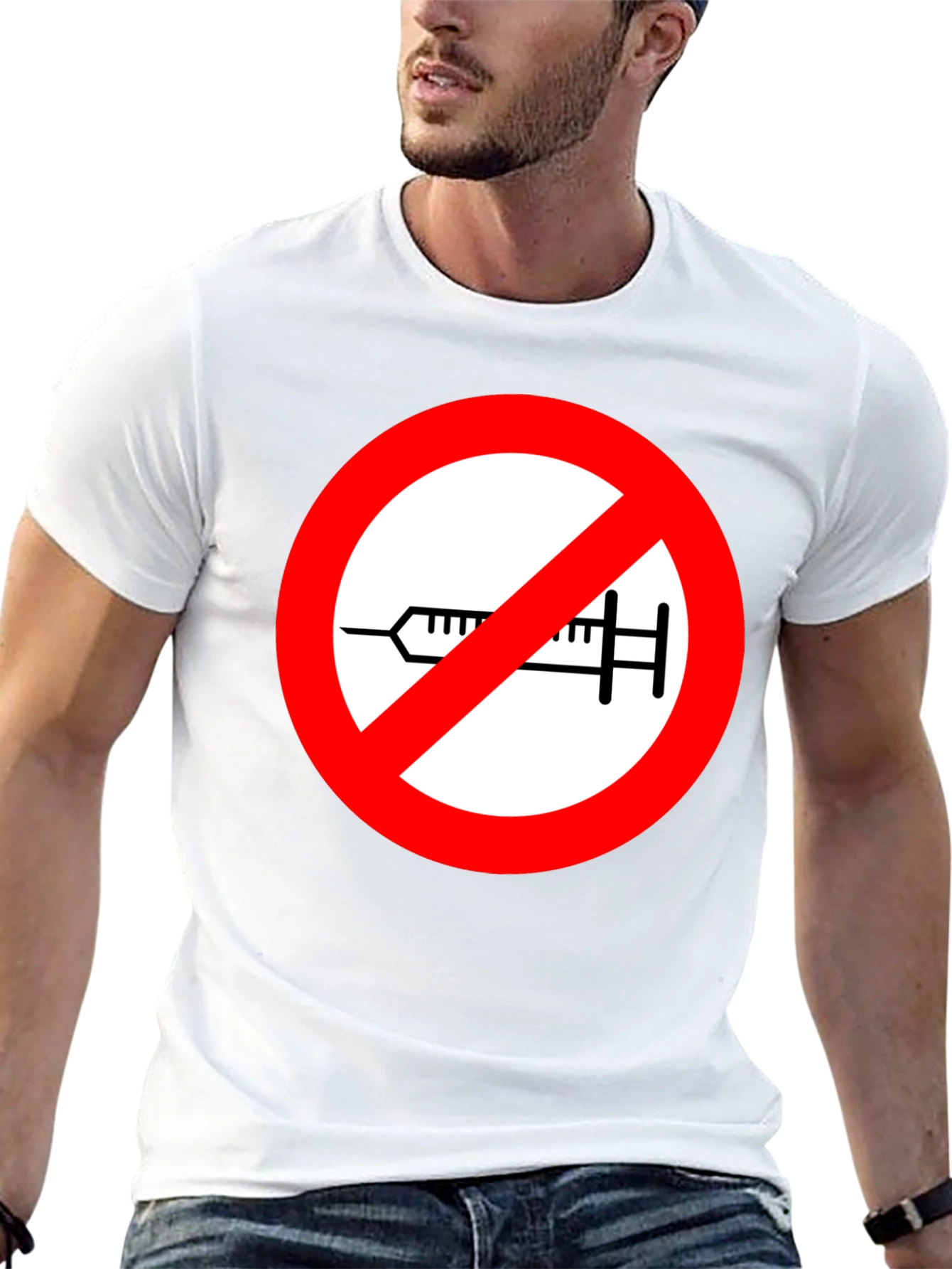 No Vaccine T-Shirt Anti-Vaxxer Tee