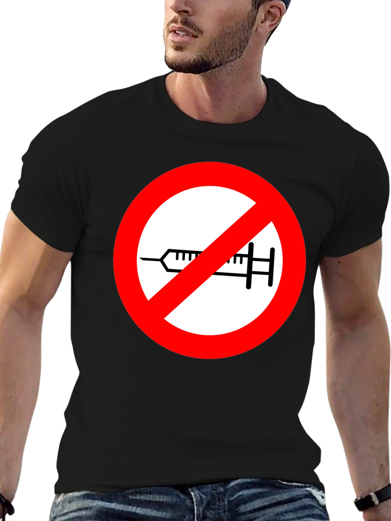 No Vaccine T-Shirt Anti-Vaxxer Tee