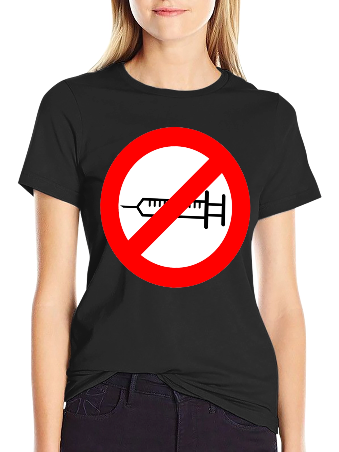 No Vaccine T-Shirt Anti-Vaxxer Tee