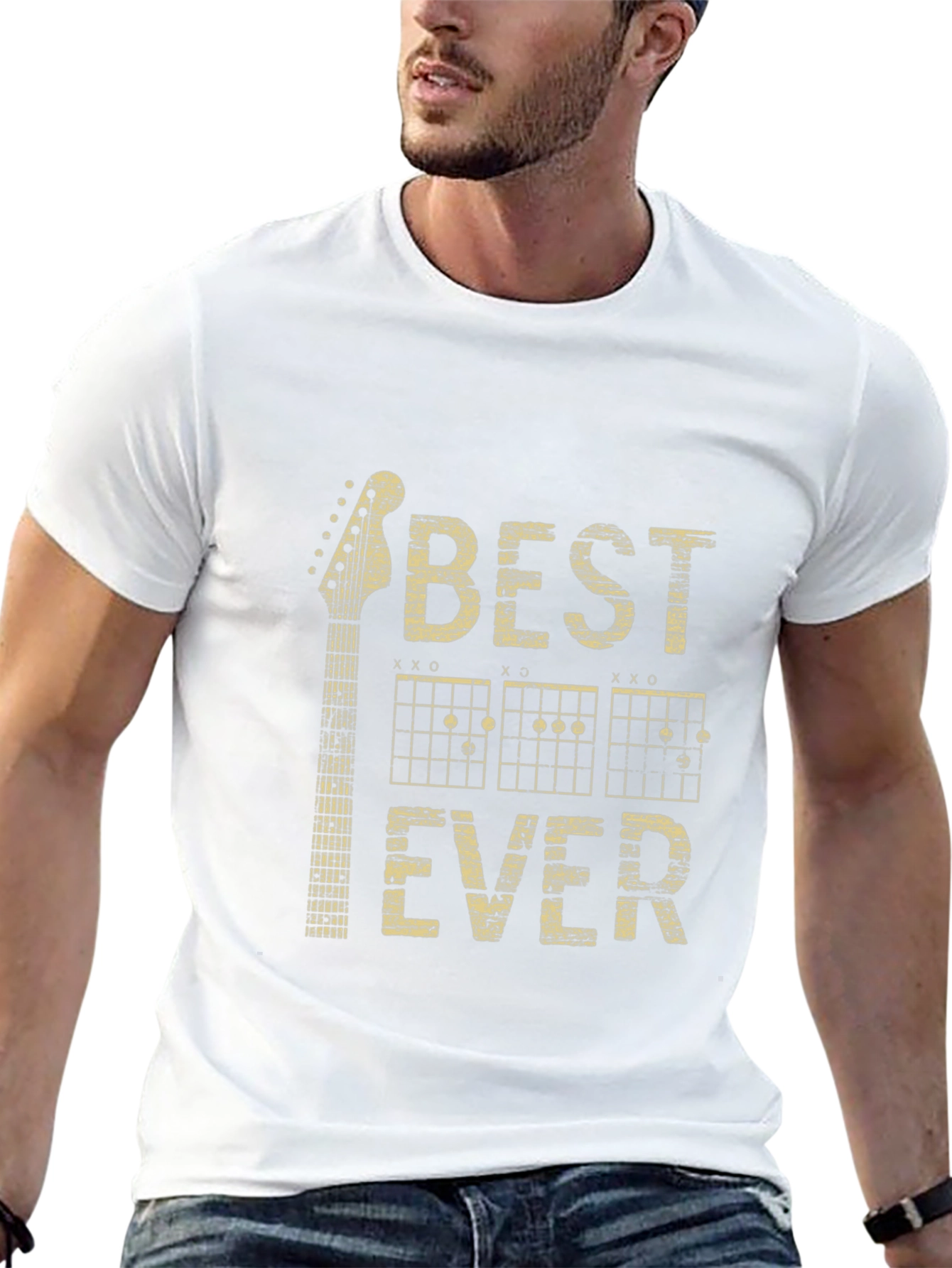 Best Ever Guitar Chord T-Shirt - Musician Tee