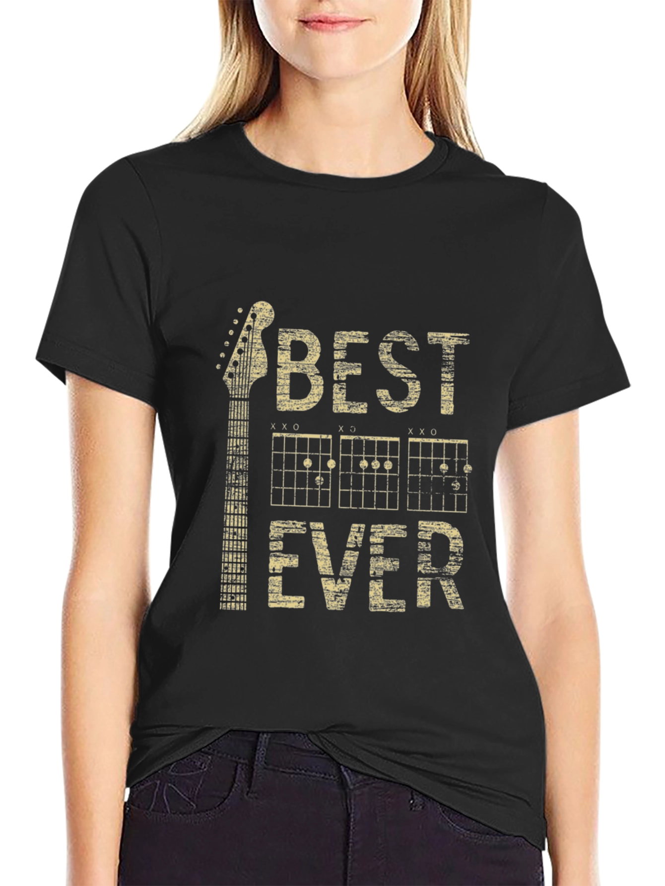 Best Ever Guitar Chord T-Shirt - Musician Tee