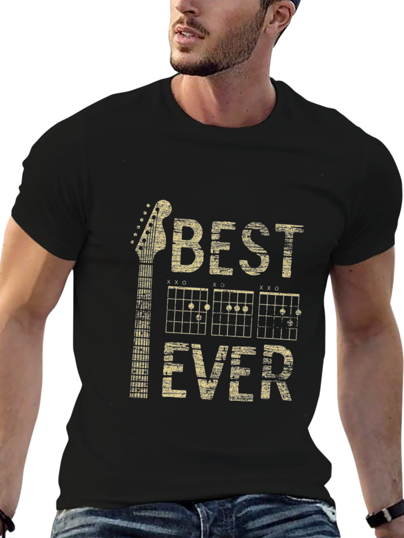 Best Ever Guitar Chord T-Shirt - Musician Tee