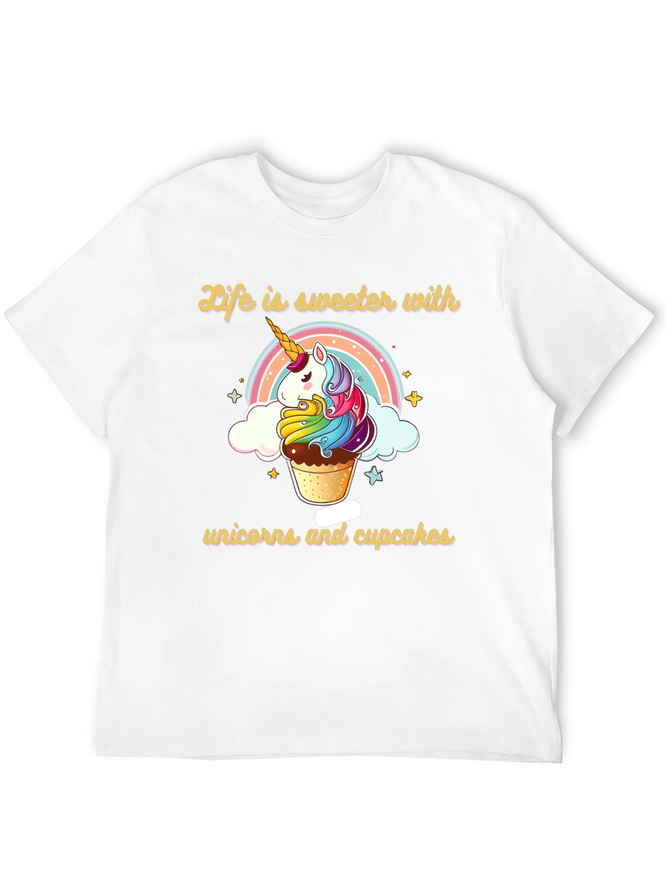 Sweet Unicorn Cupcake Graphic Tee