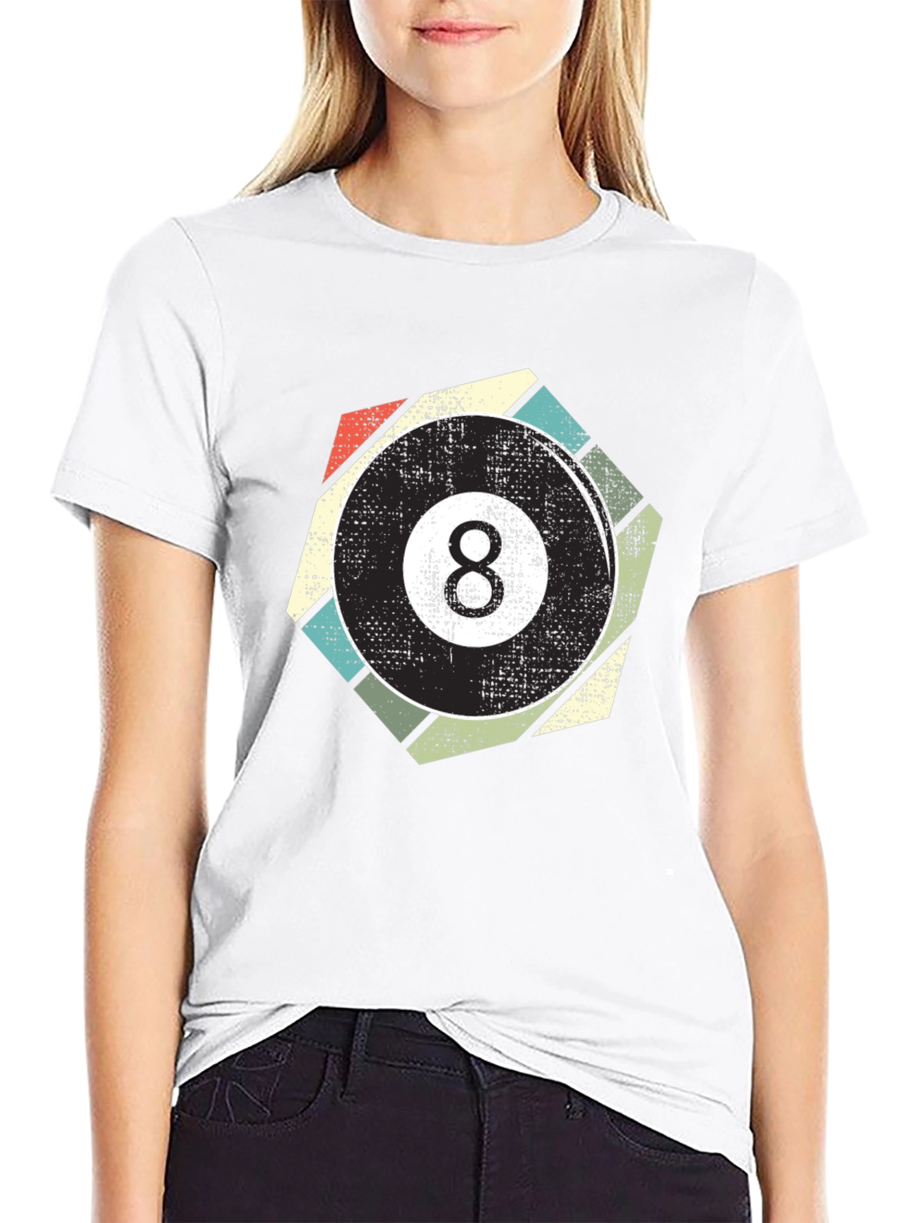 Retro 8 Ball Graphic Tee