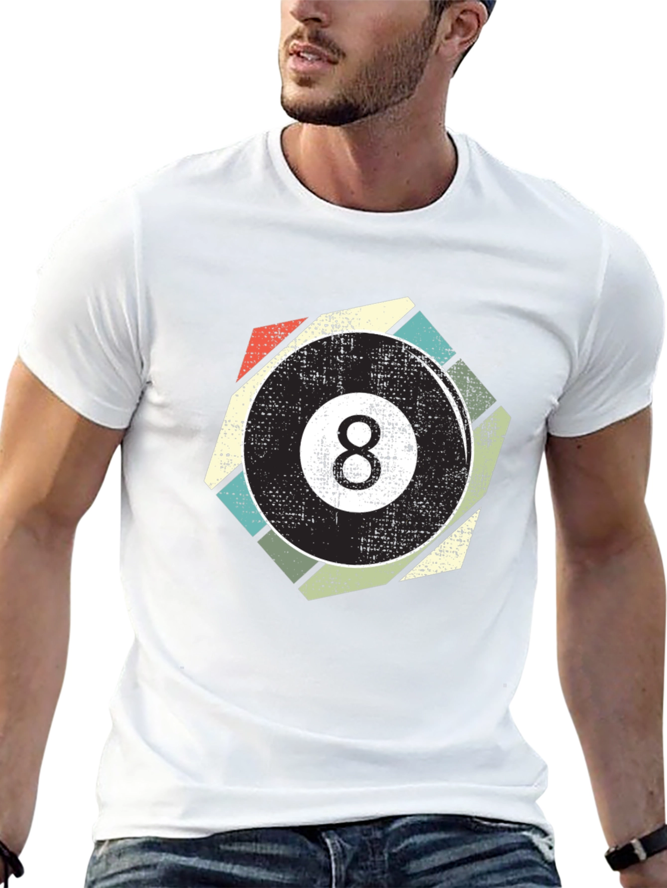 Retro 8 Ball Graphic Tee