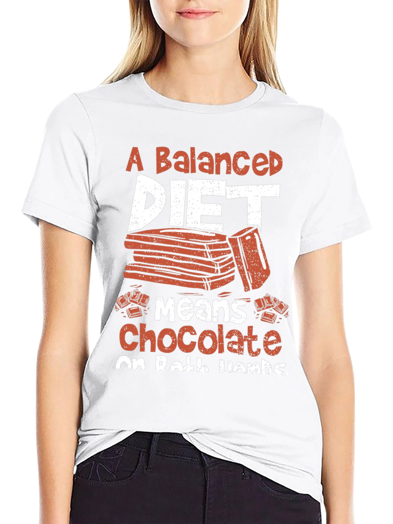 Chocolate Diet Graphic T-Shirt