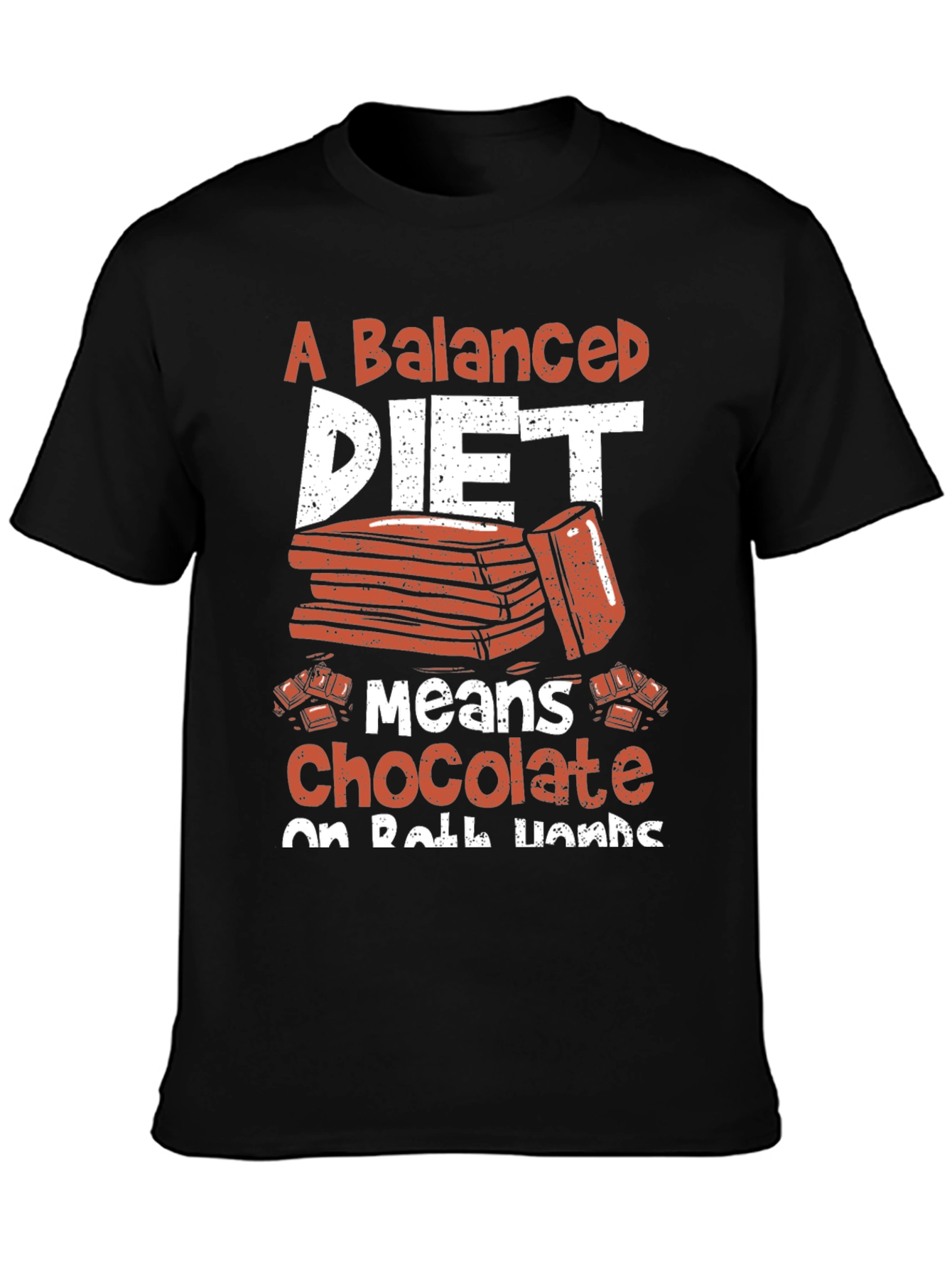Chocolate Diet Graphic T-Shirt