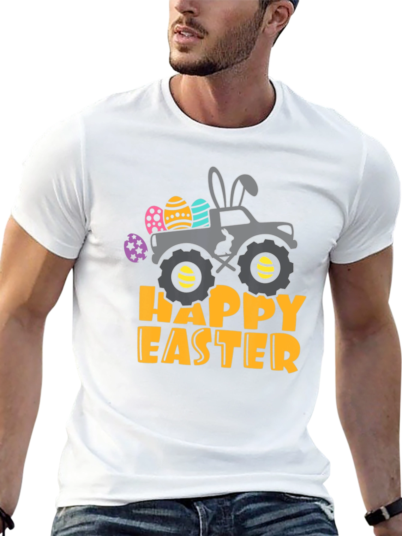 Happy Easter Truck T-Shirt