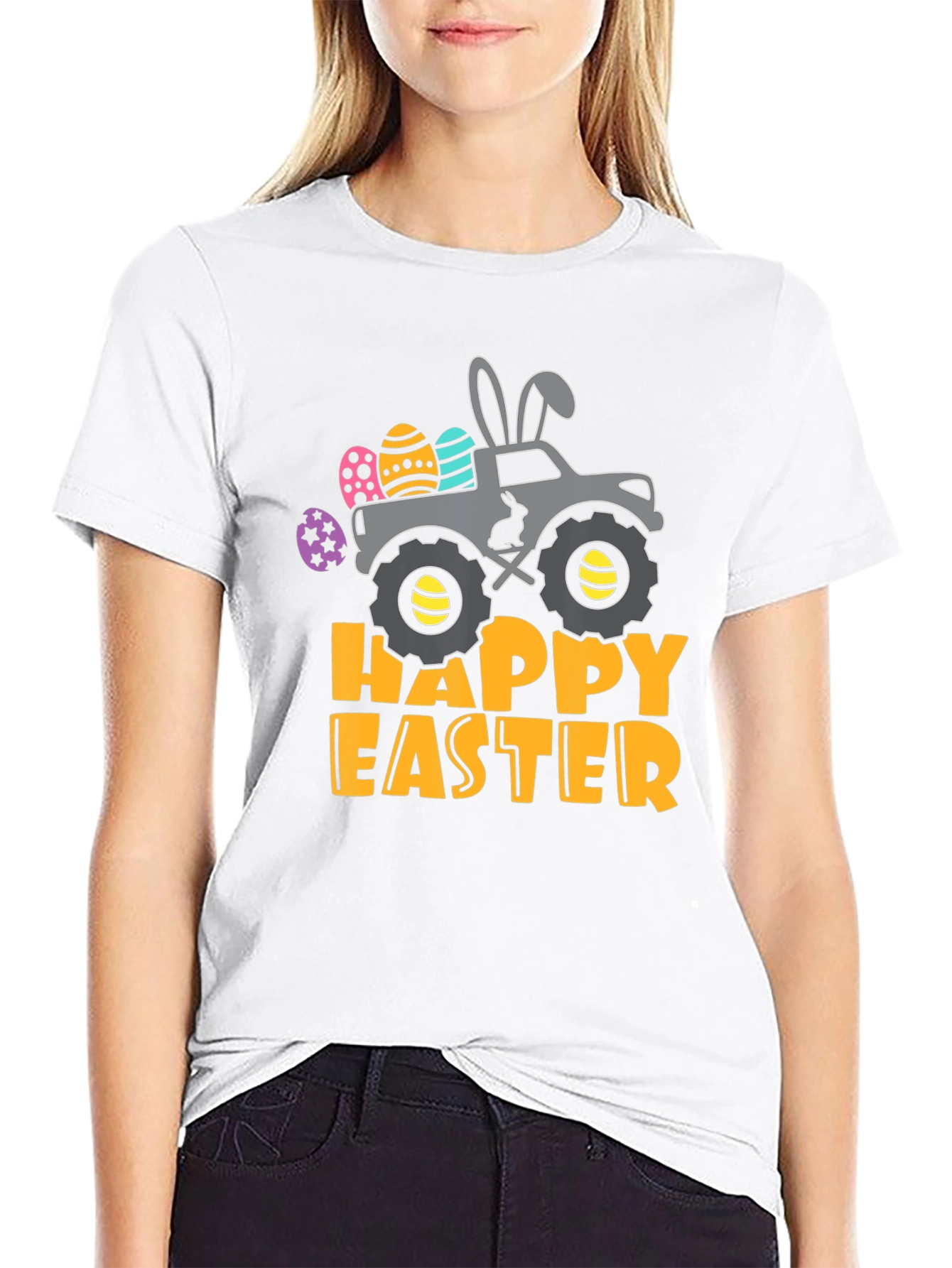 Happy Easter Truck T-Shirt