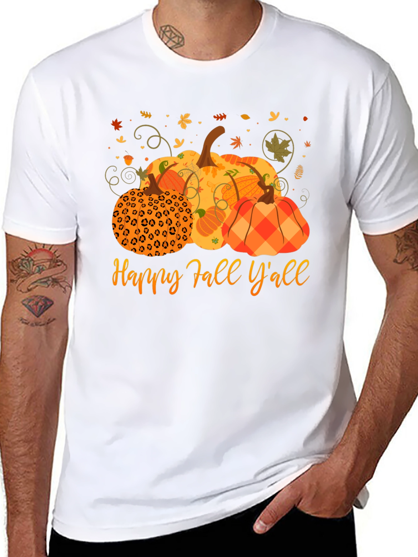 Happy Fall Yall Pumpkin T-Shirt